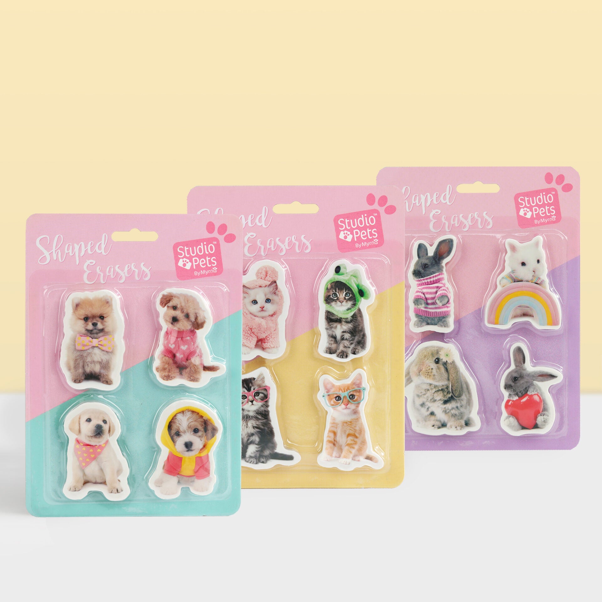 2D gummen - Puppy's PomPom, Cookie, Happy en Jacky
