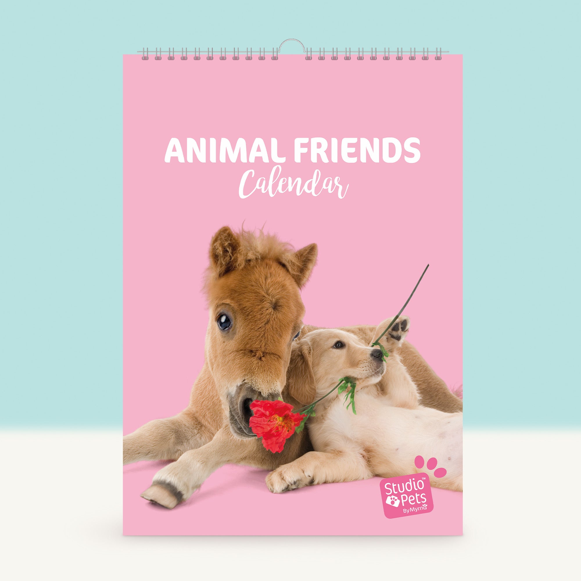 Verjaardagskalender Maandplanner - Baby Dieren Vriendjes Editie