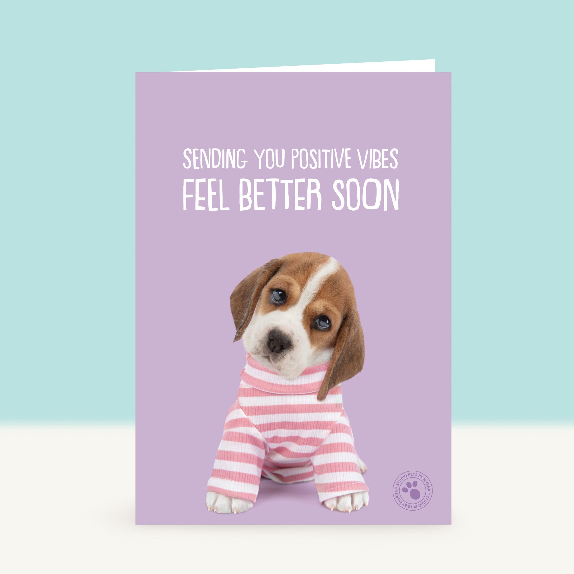 Puppy Beterschapskaart - Billie de Beagle