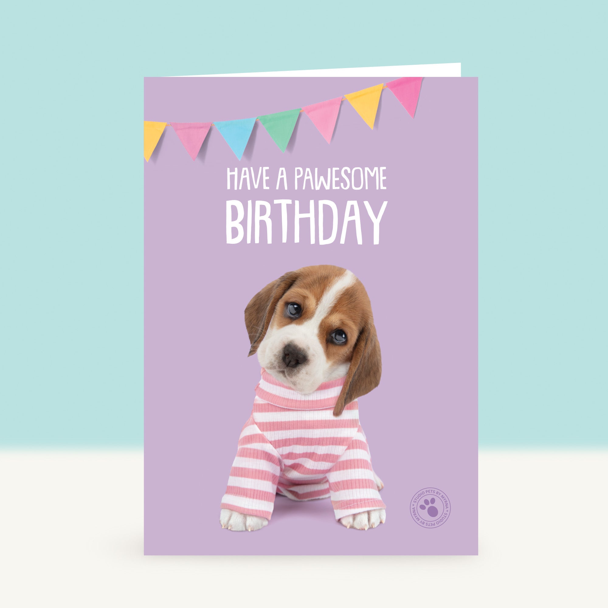 Puppy Verjaardagskaart - Billie de Beagle