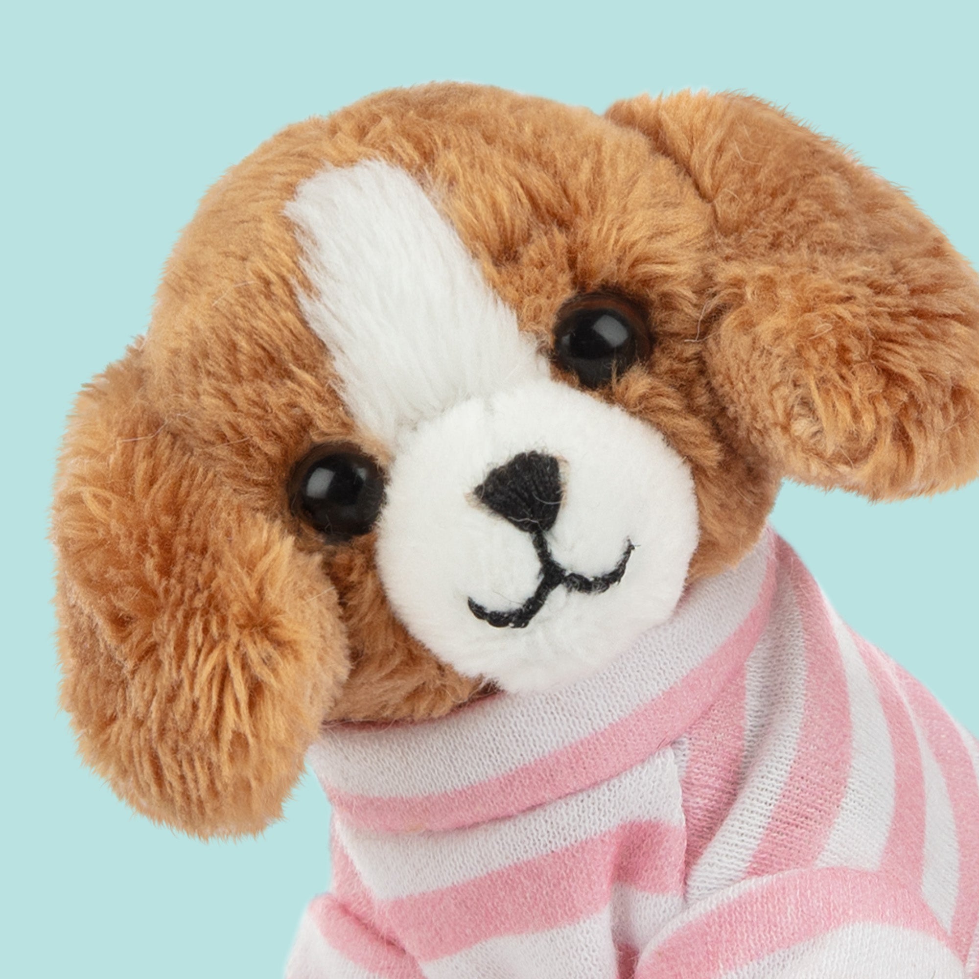 Mini Knuffelhond Billie met Koffertje - Jouw Schattige Beagle Pup voor Onderweg!