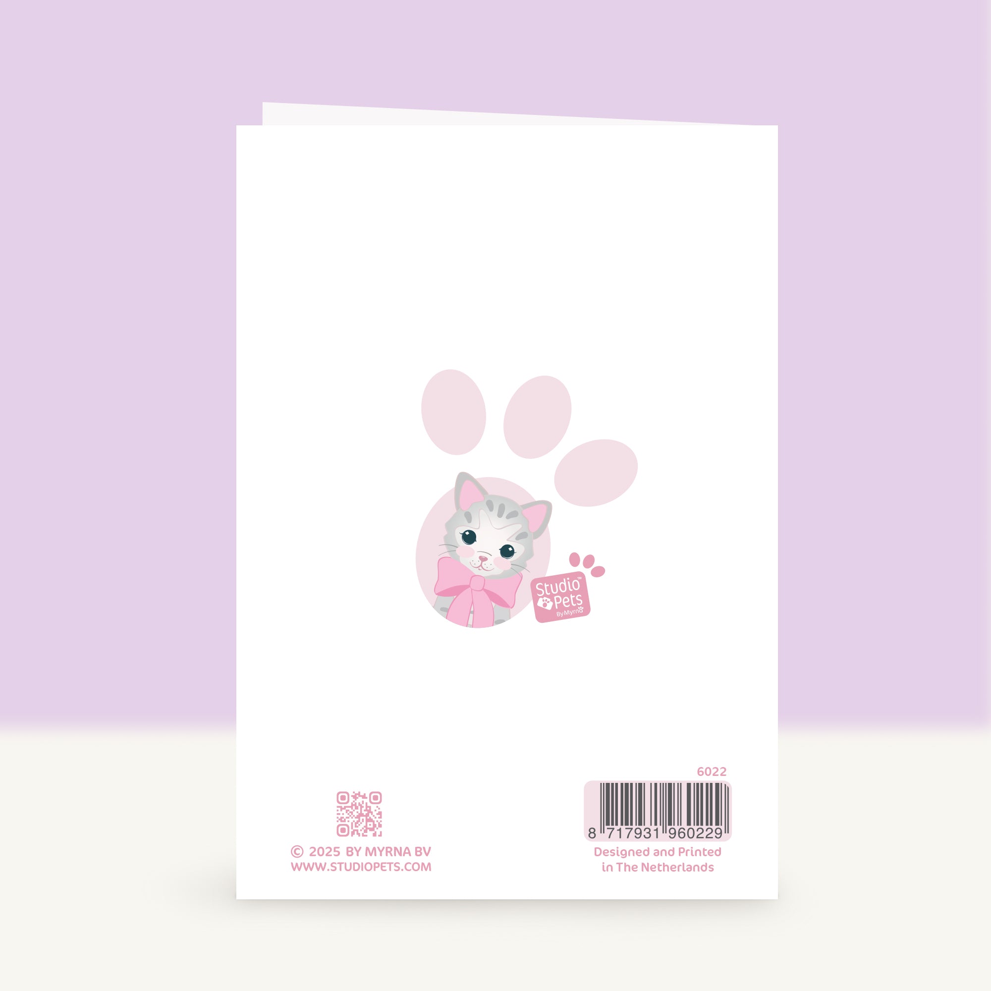 Kitten Wenskaart - Thinking of you