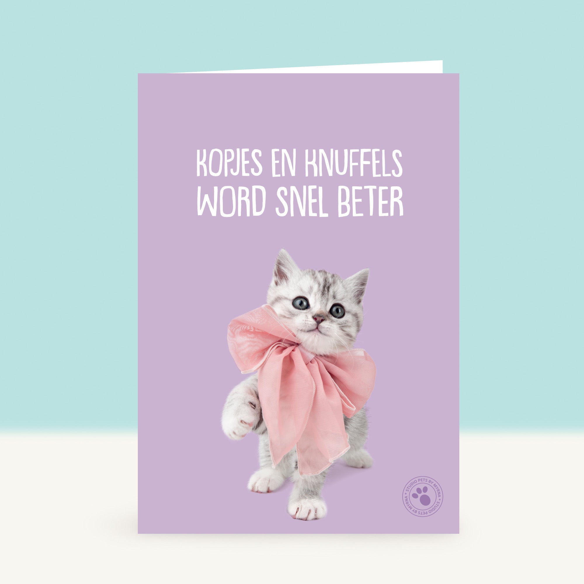 Kitten Beterschapskaart - Bella de Britse Korthaar NL