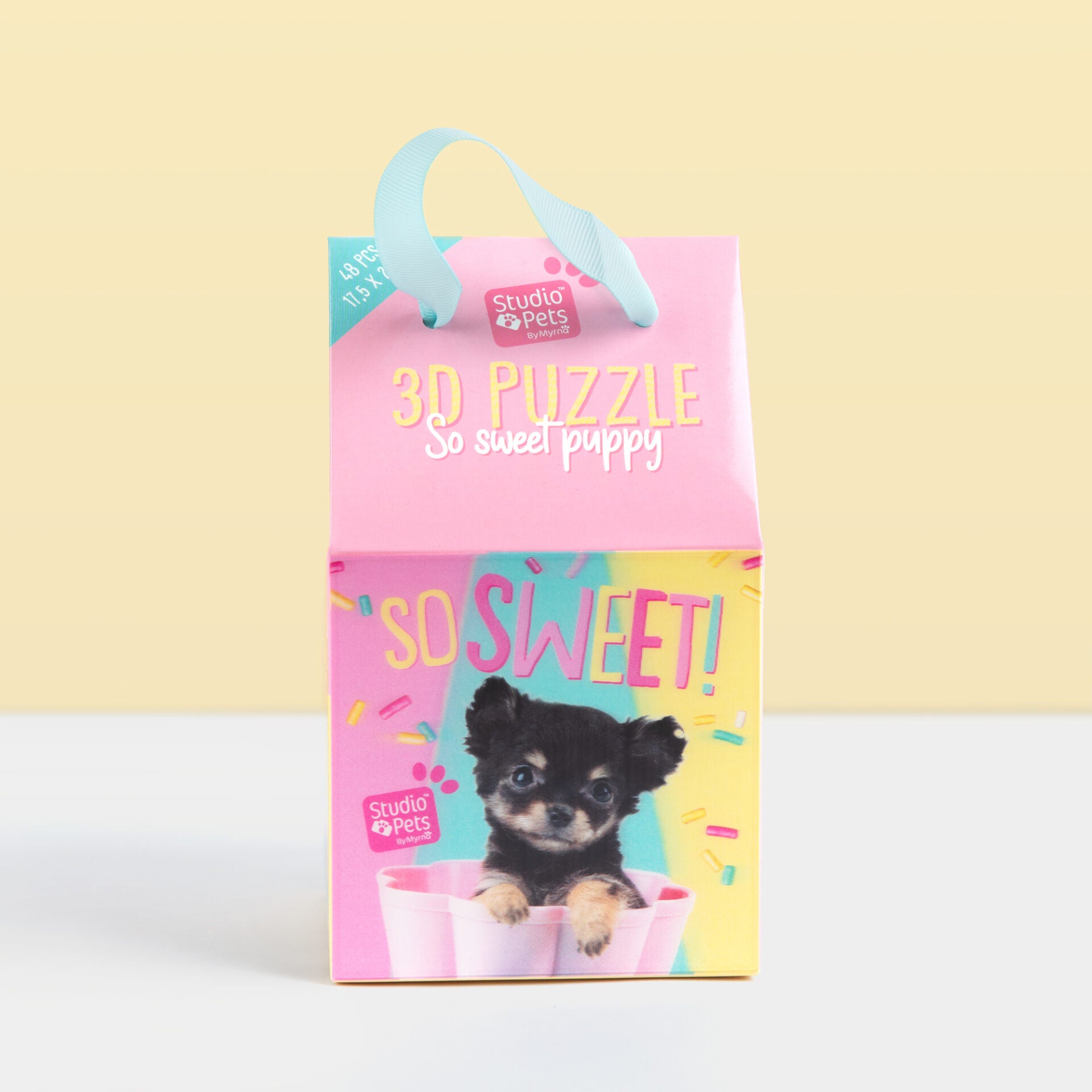 3D puzzel van 48 stukjes in een melkpak - Tinkie Editie
