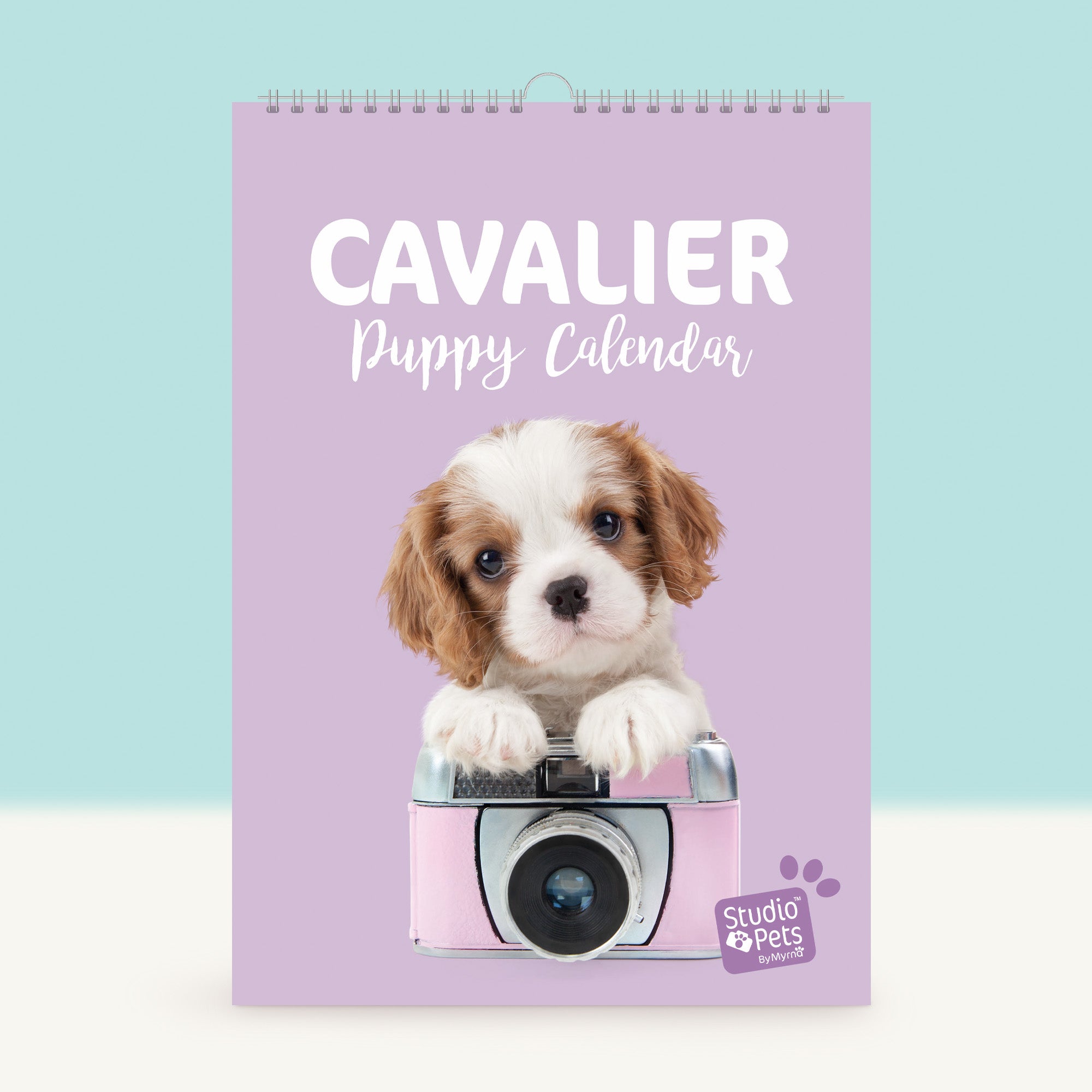 Verjaardagskalender Maandplanner - Cavalier Puppy Editie