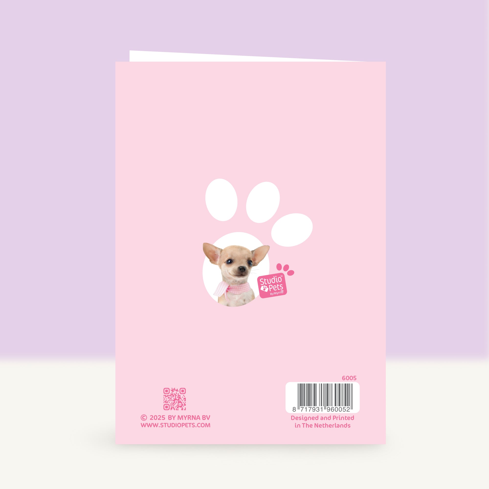 Puppy Beterschapskaart - Pinkie de Chihuahua