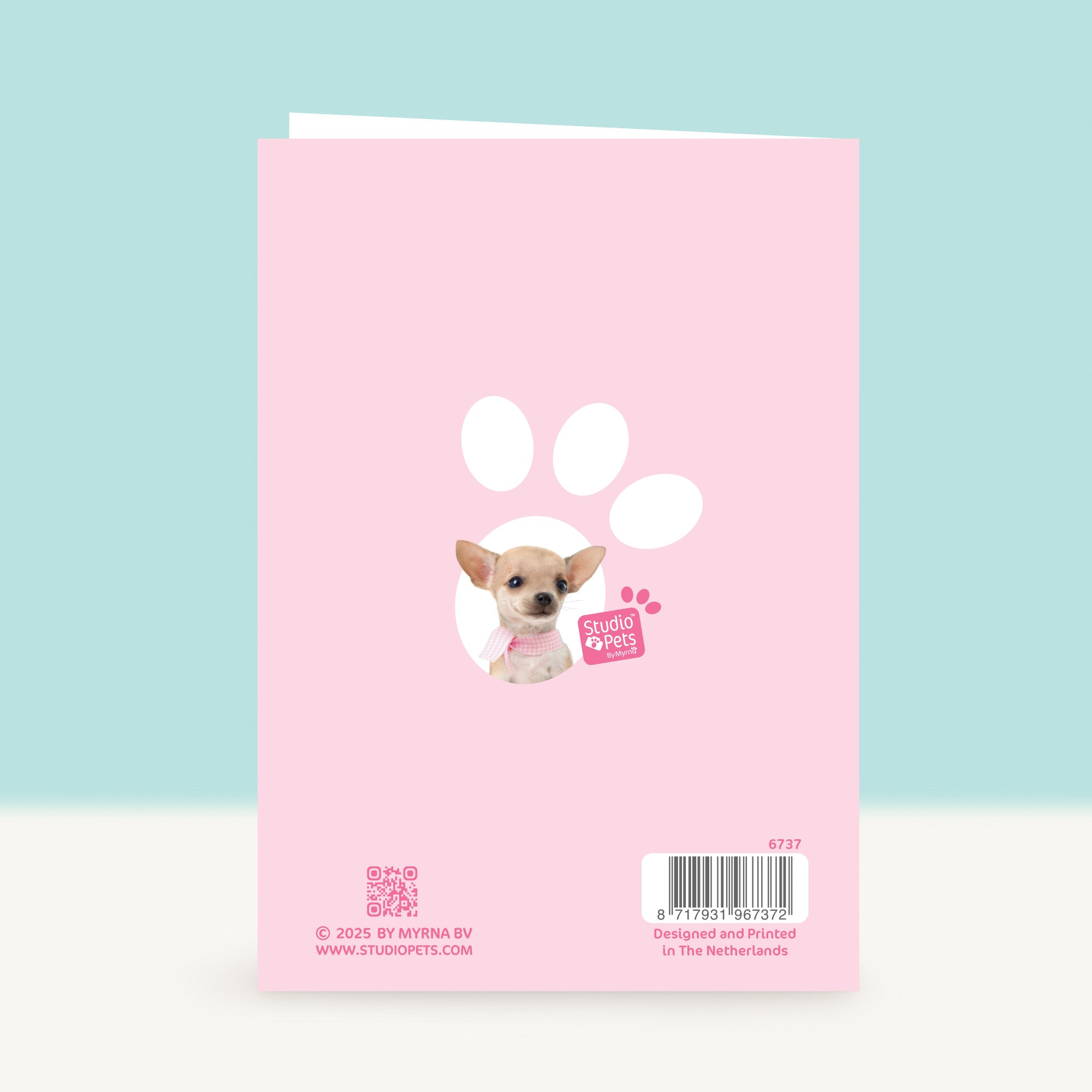 Puppy Verjaardagskaart - Pinkie de Chihuahua