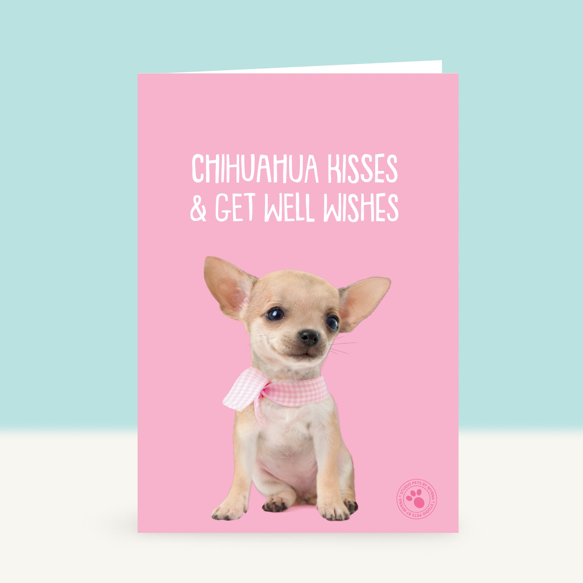 Puppy Beterschapskaart - Pinkie de Chihuahua