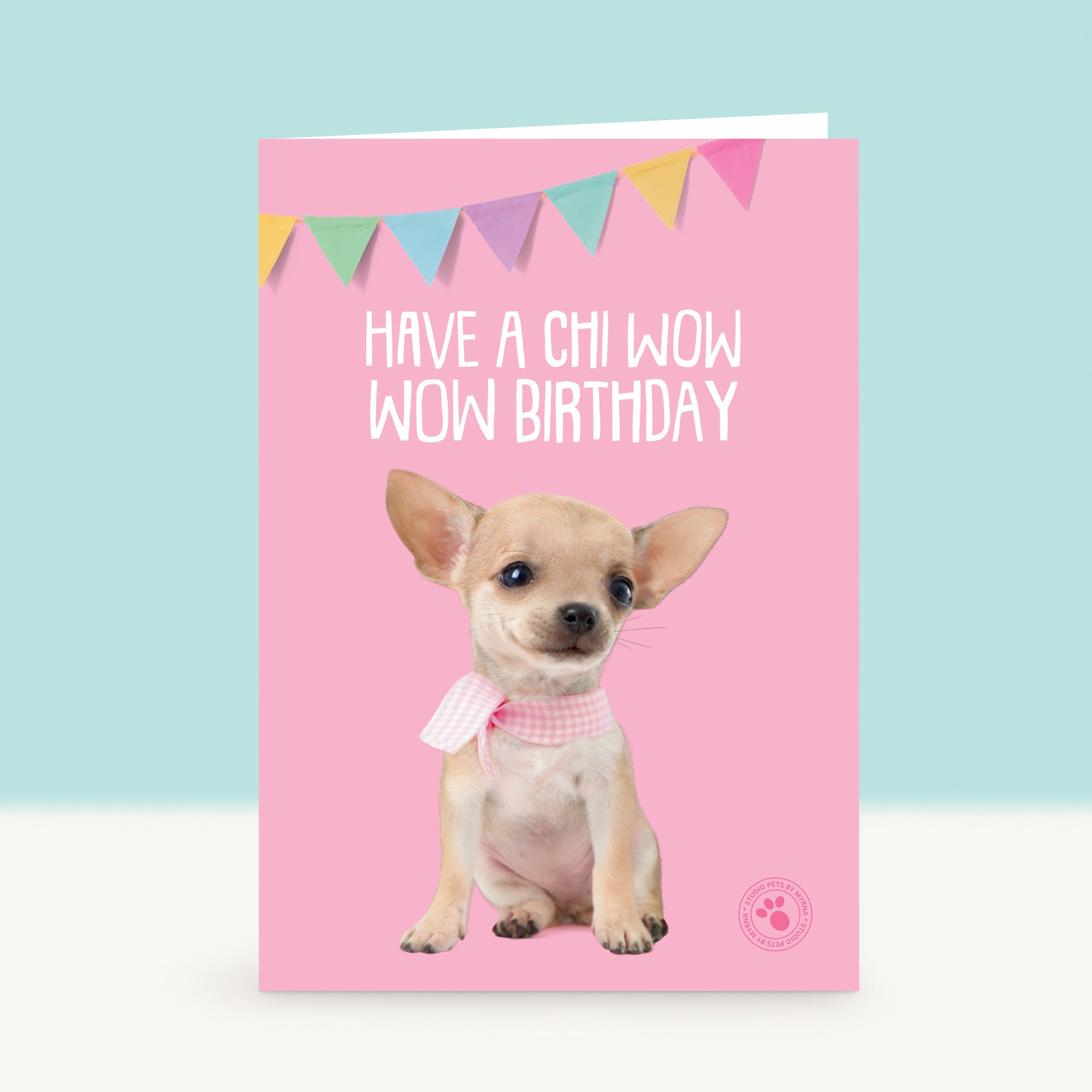 Puppy Verjaardagskaart - Pinkie de Chihuahua