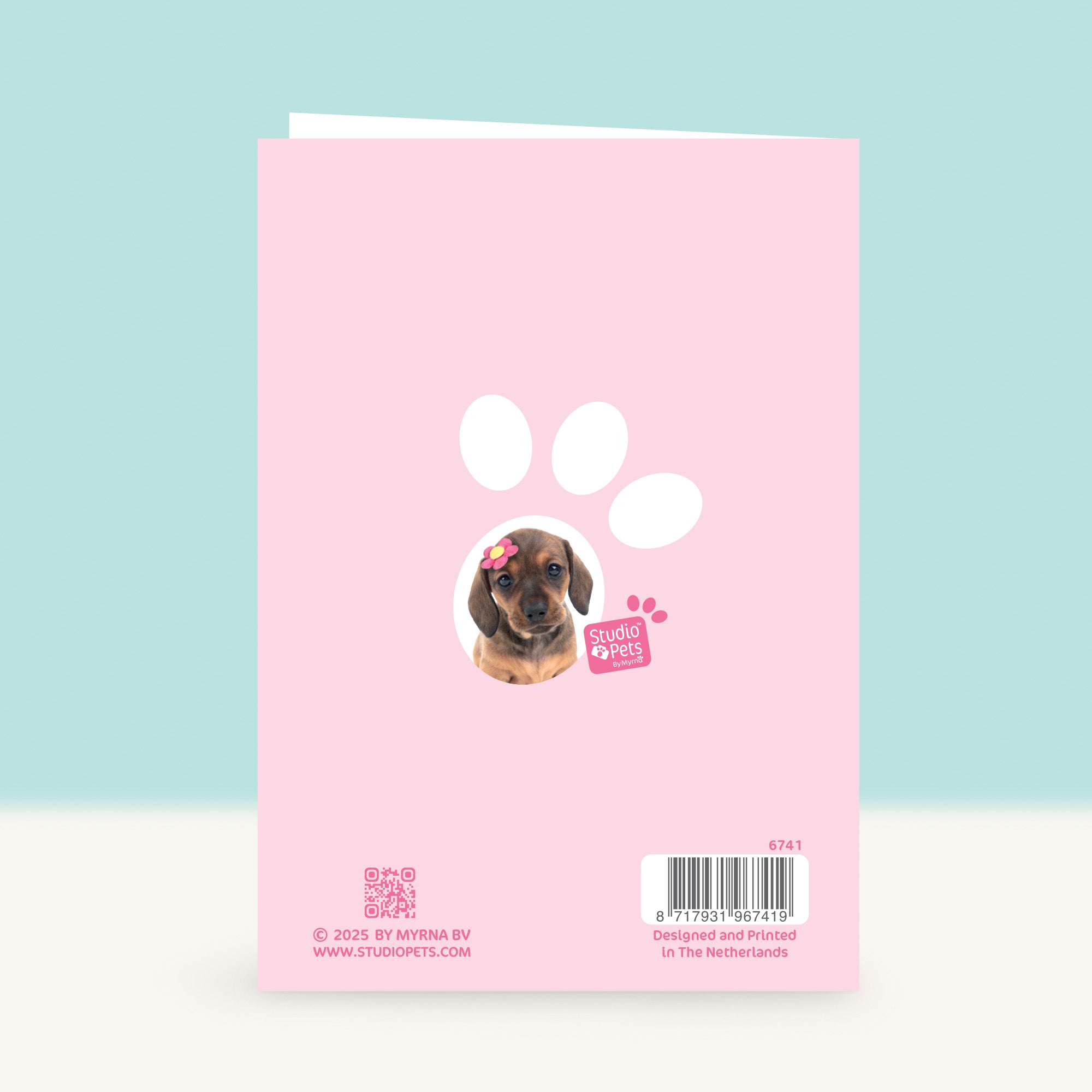 Puppy Verjaardagskaart - Daisy de Teckel