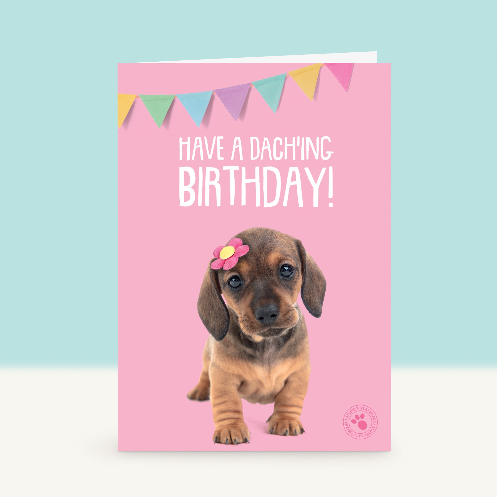 Puppy Verjaardagskaart - Daisy de Teckel