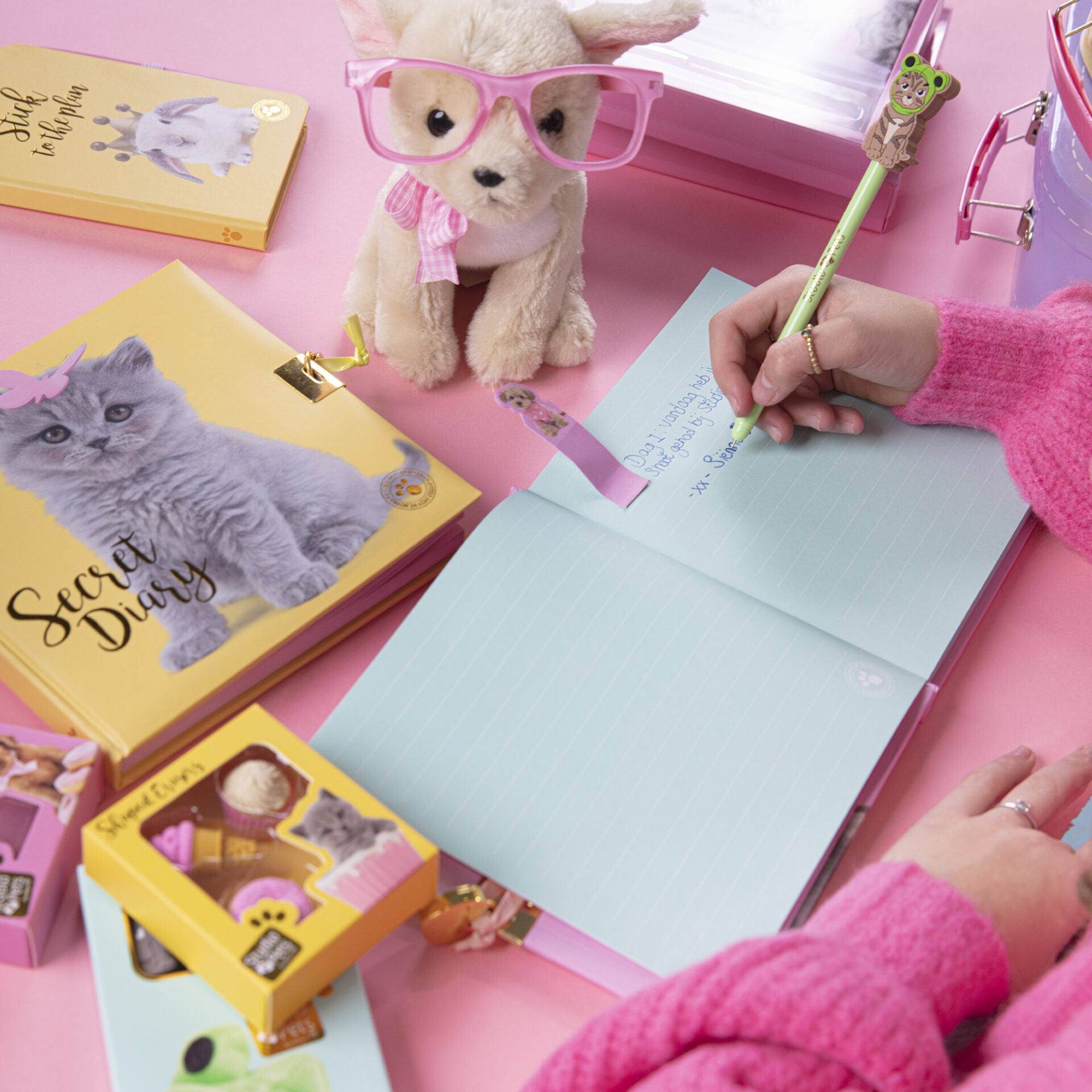 Dagboek met slotje - Britse Langhaar Missy