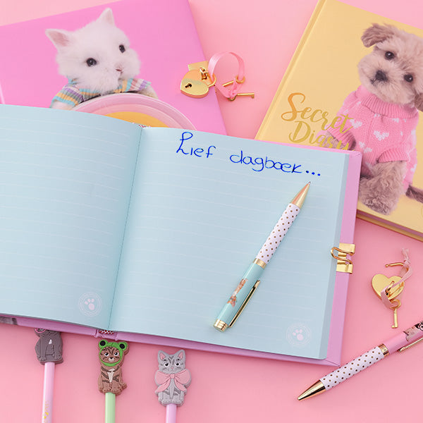 Dagboek met slotje - Dwergkonijn BunBun