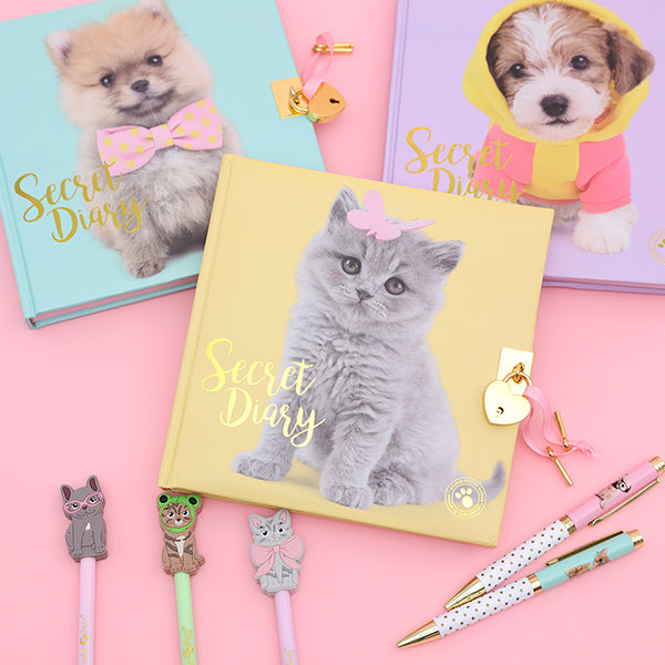 Dagboek met slotje - Britse Langhaar Missy