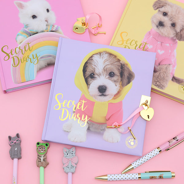 Dagboek met slotje - Jack Russell Jacky