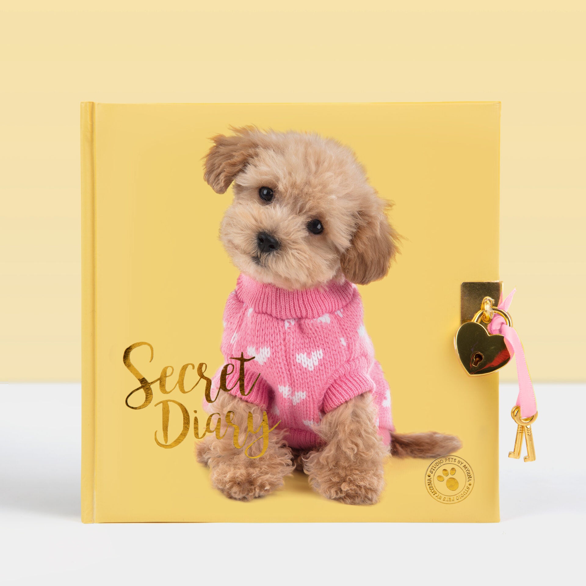 Dagboek met slotje - Toy Poedel Cookie