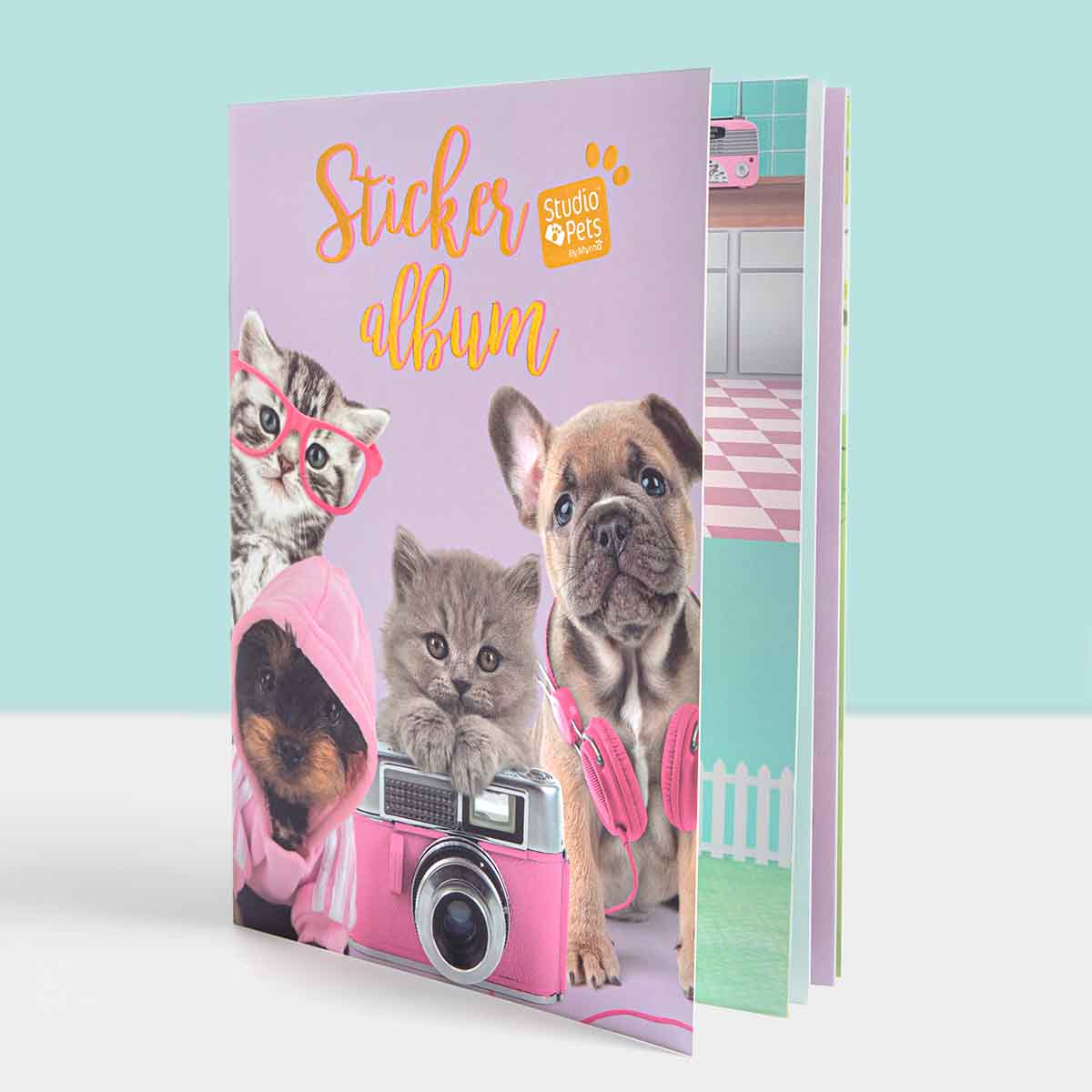 Stickerboek - met 220 stickers en 21 achtergronden