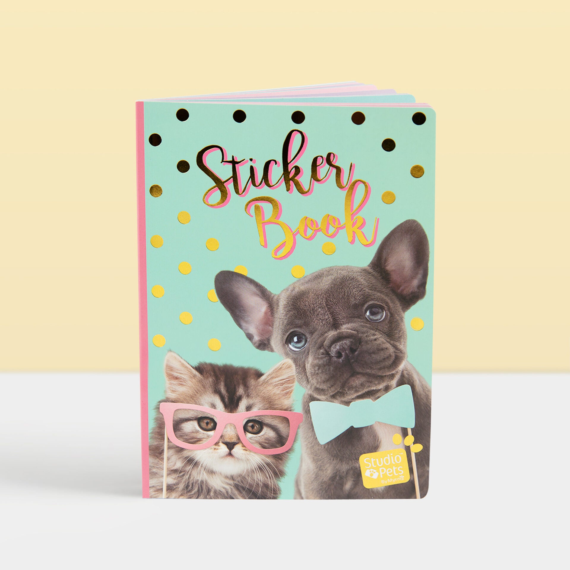 A5 Stickerboek - Franse Bulldog BiBi & Britse Langhaar Paige Editie