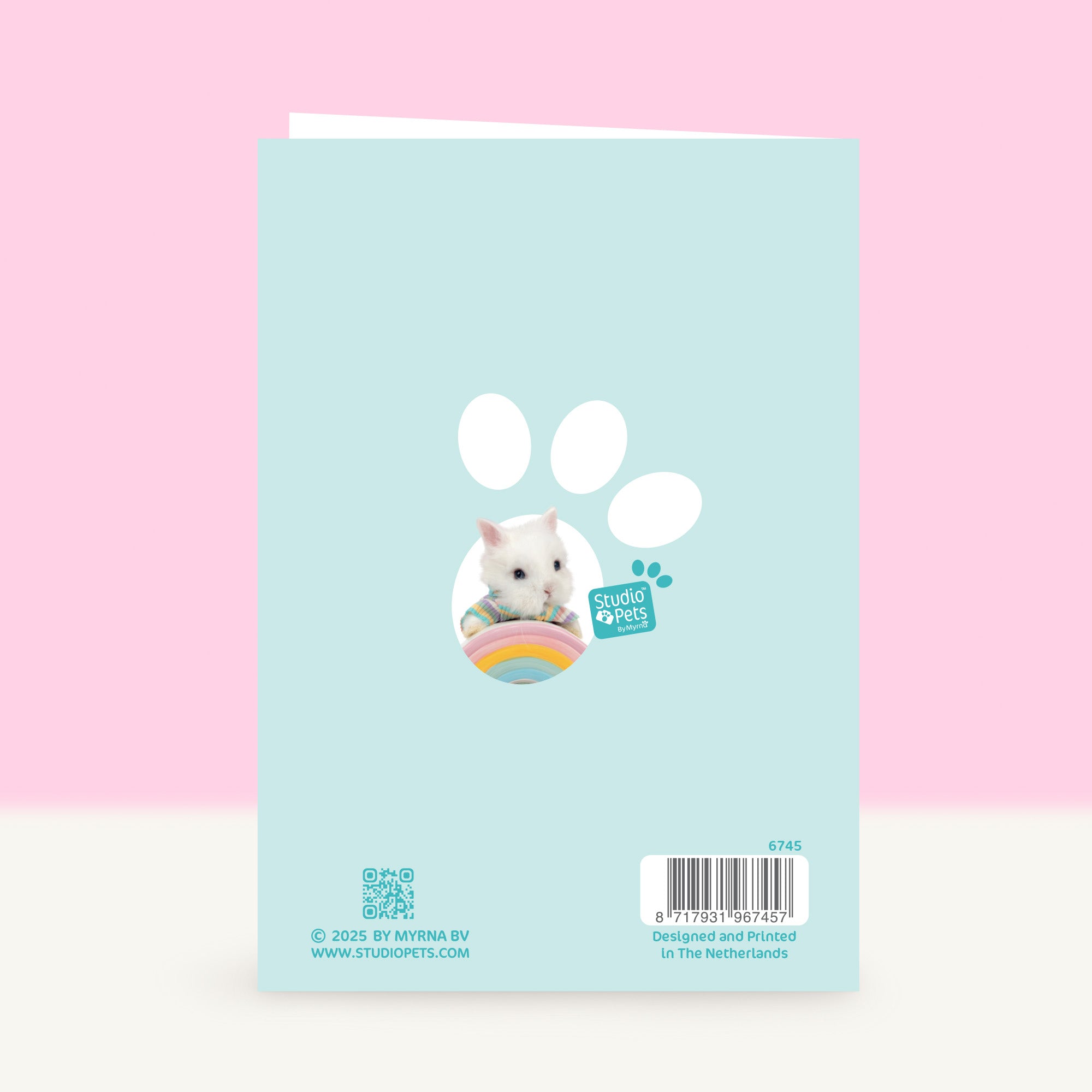 Konijn Verjaardagskaart - BunBun het Dwergkonijntje