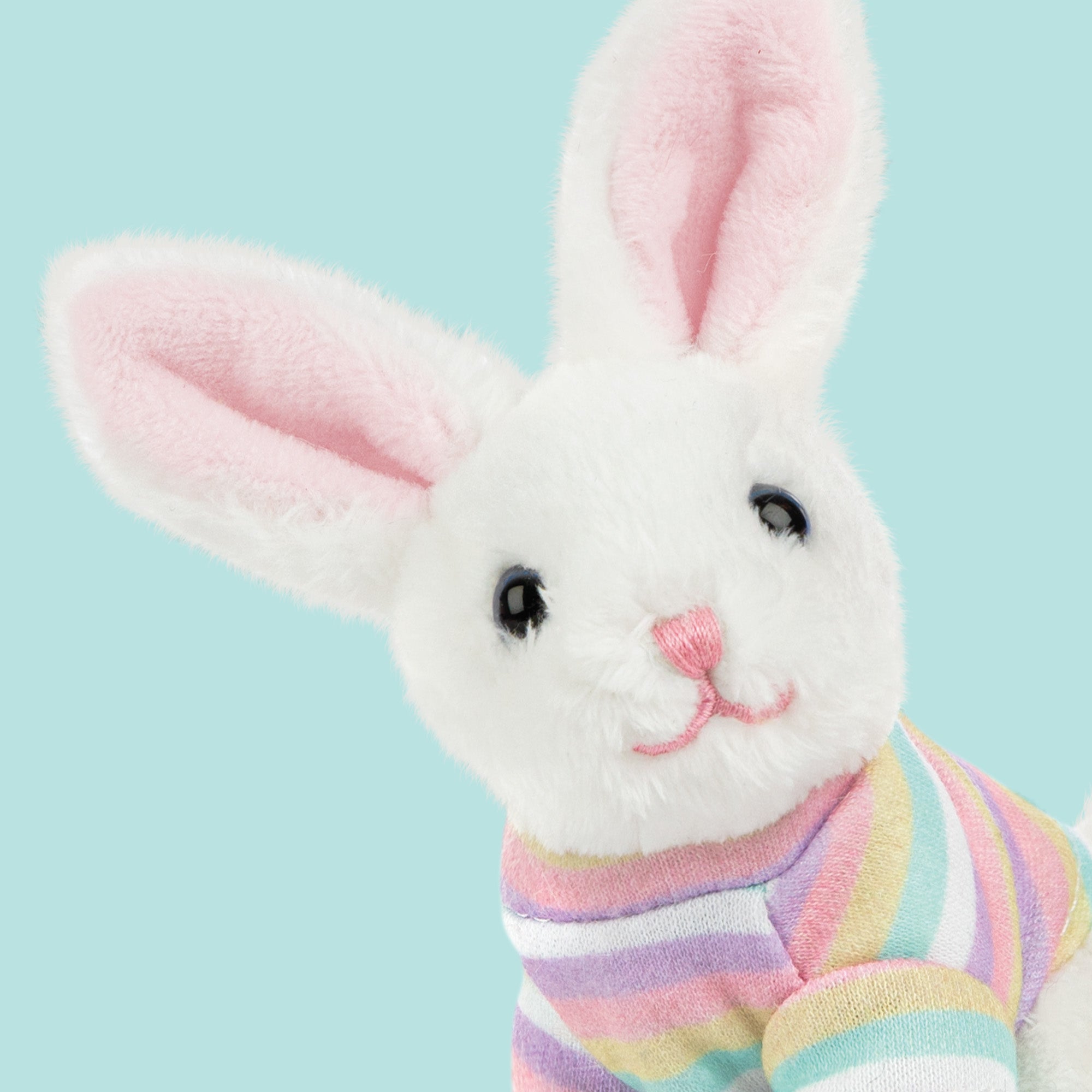 Mini Knuffel Konijntje Bunbun met Koffertje - Jouw Schattige Pluche Konijntje!