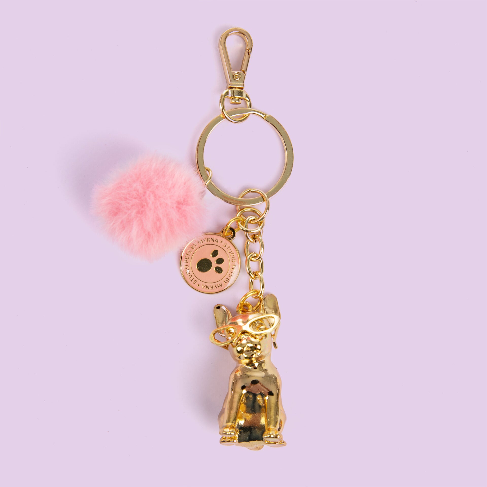 3D Sleutelhanger - Franse Bulldog Shady