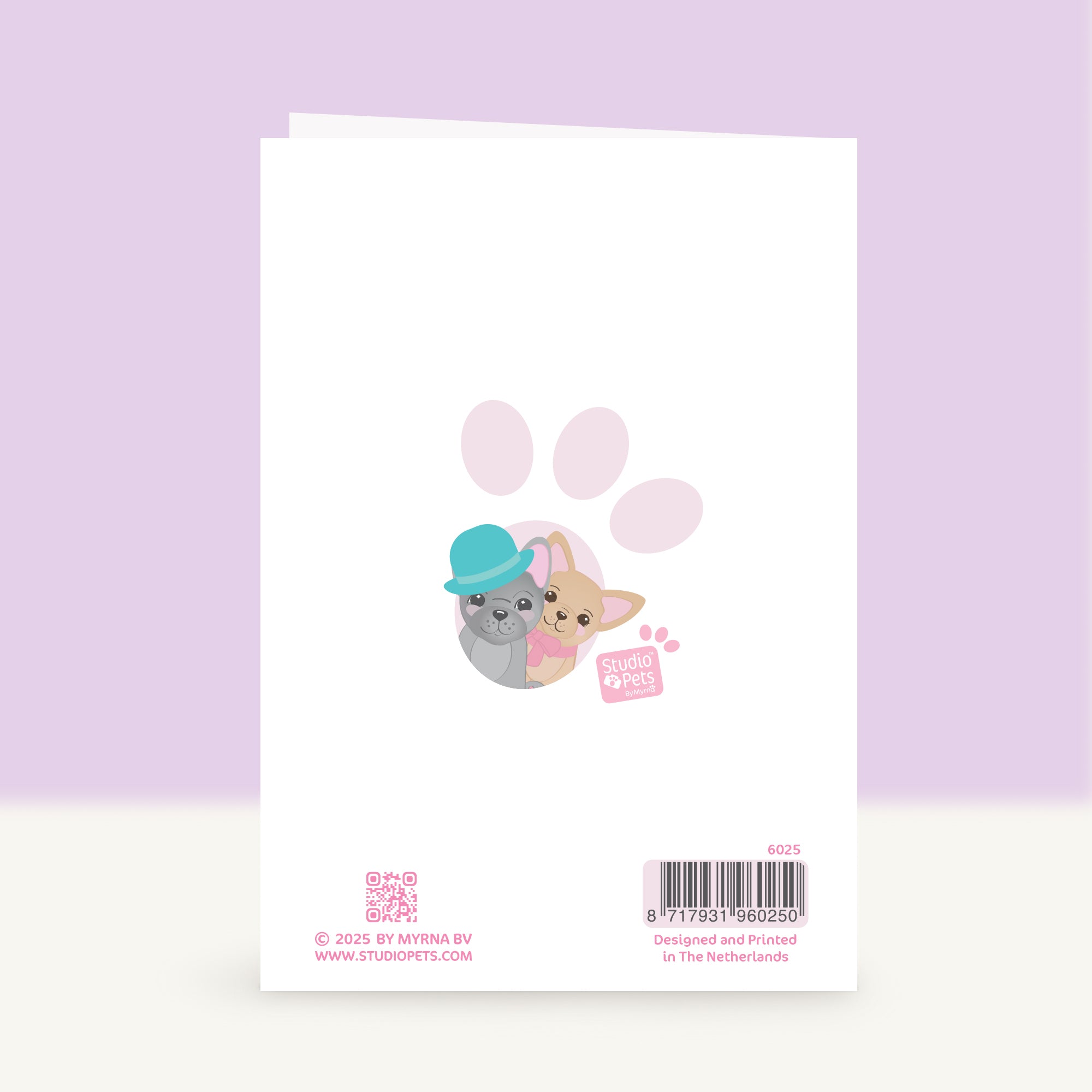 Puppy's Wenskaart - Happy Anniversary