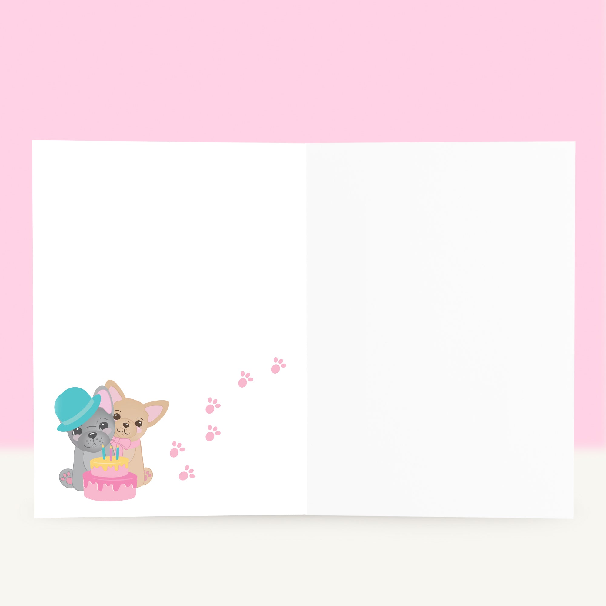 Puppy's Wenskaart - Happy Anniversary