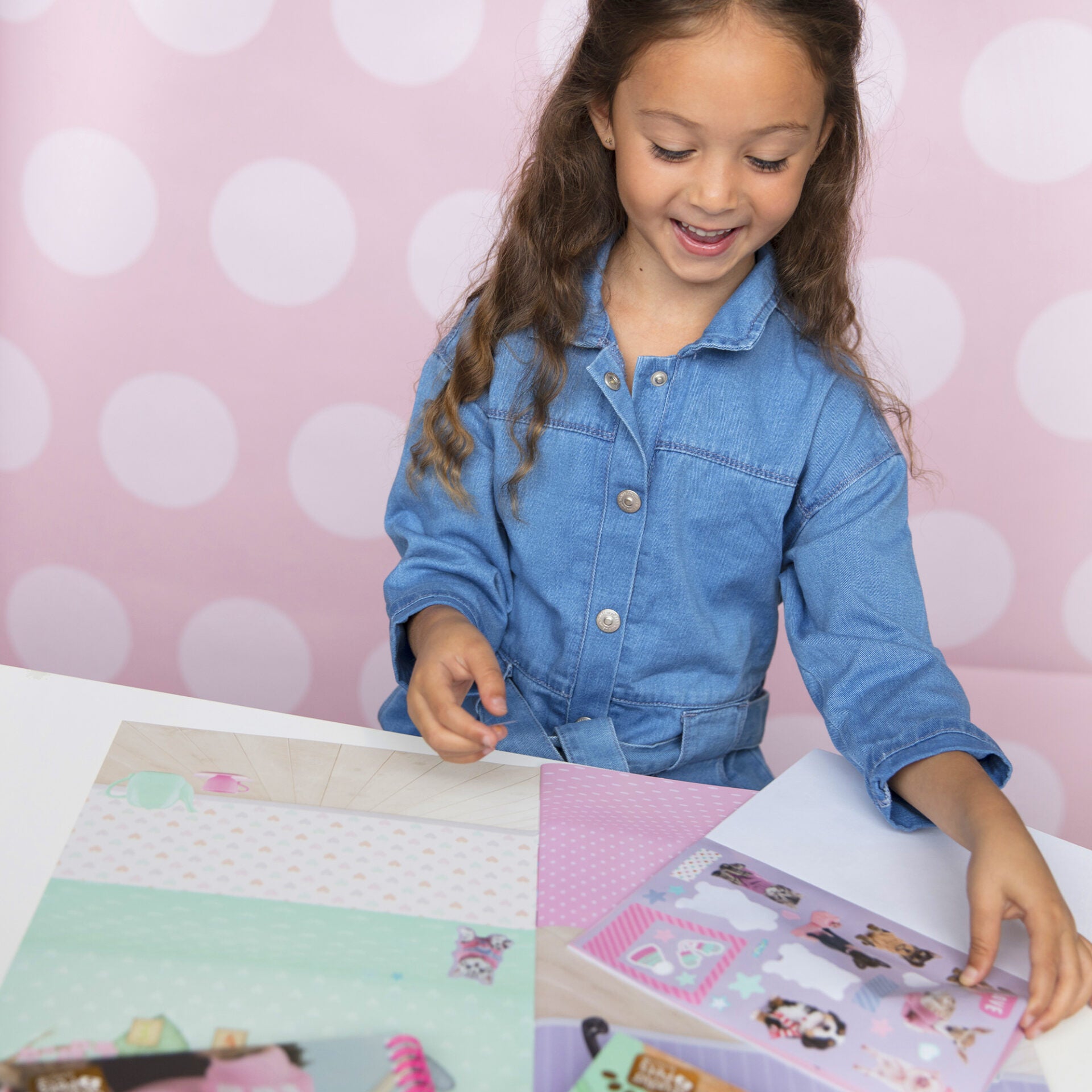 A5 Stickerboek - Franse Bulldog BiBi & Britse Langhaar Paige Editie