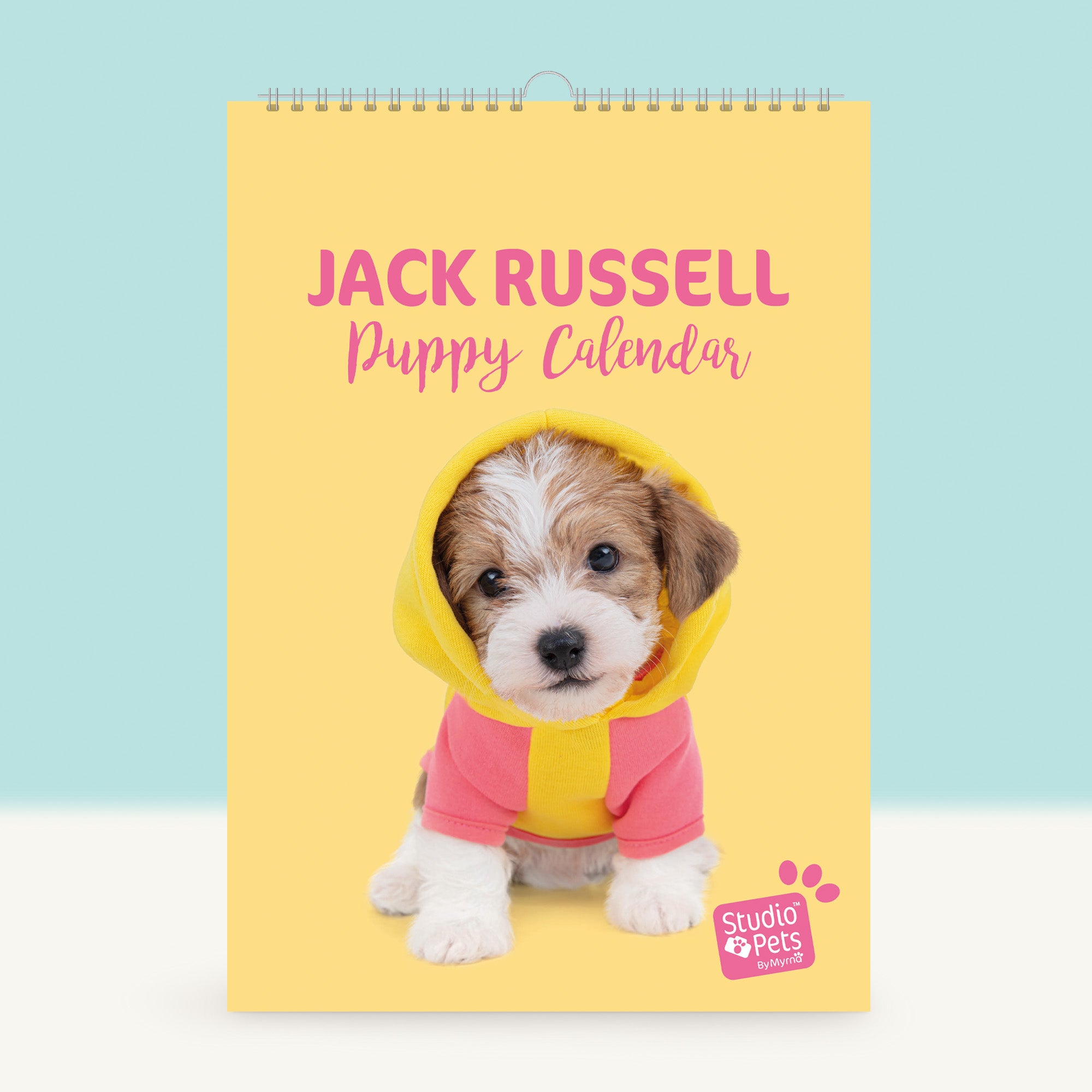 Verjaardagskalender Maandplanner - Jack Russell Puppy Editie