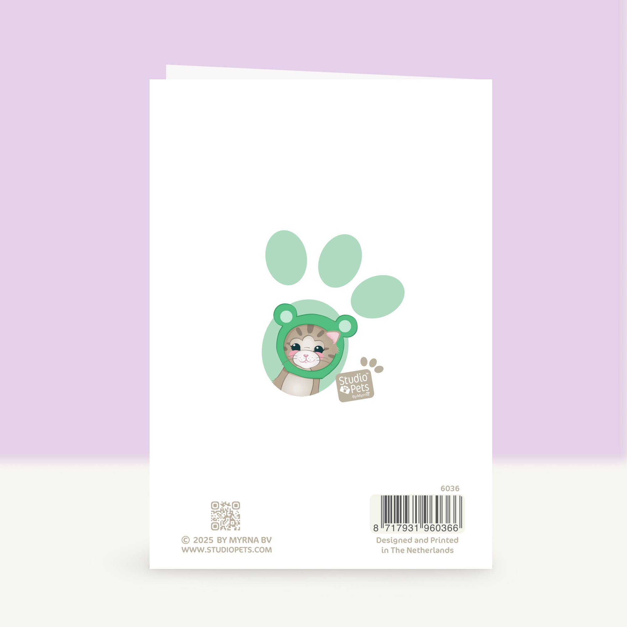 Kitten Wenskaart - Just because