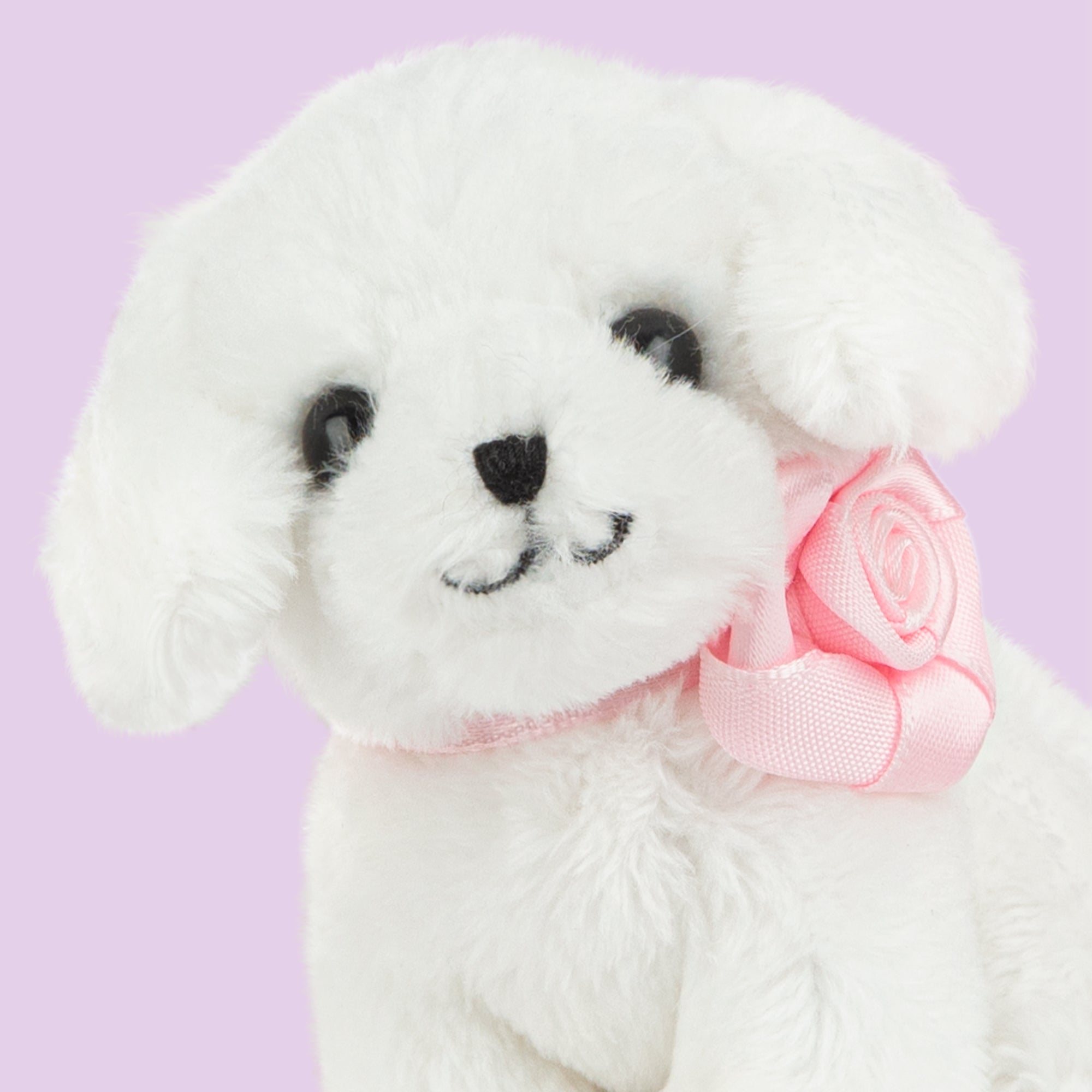 Mini Hondenknuffeltje Flora met Koffertje - Jouw Schattige Maltezer pluche puppy!