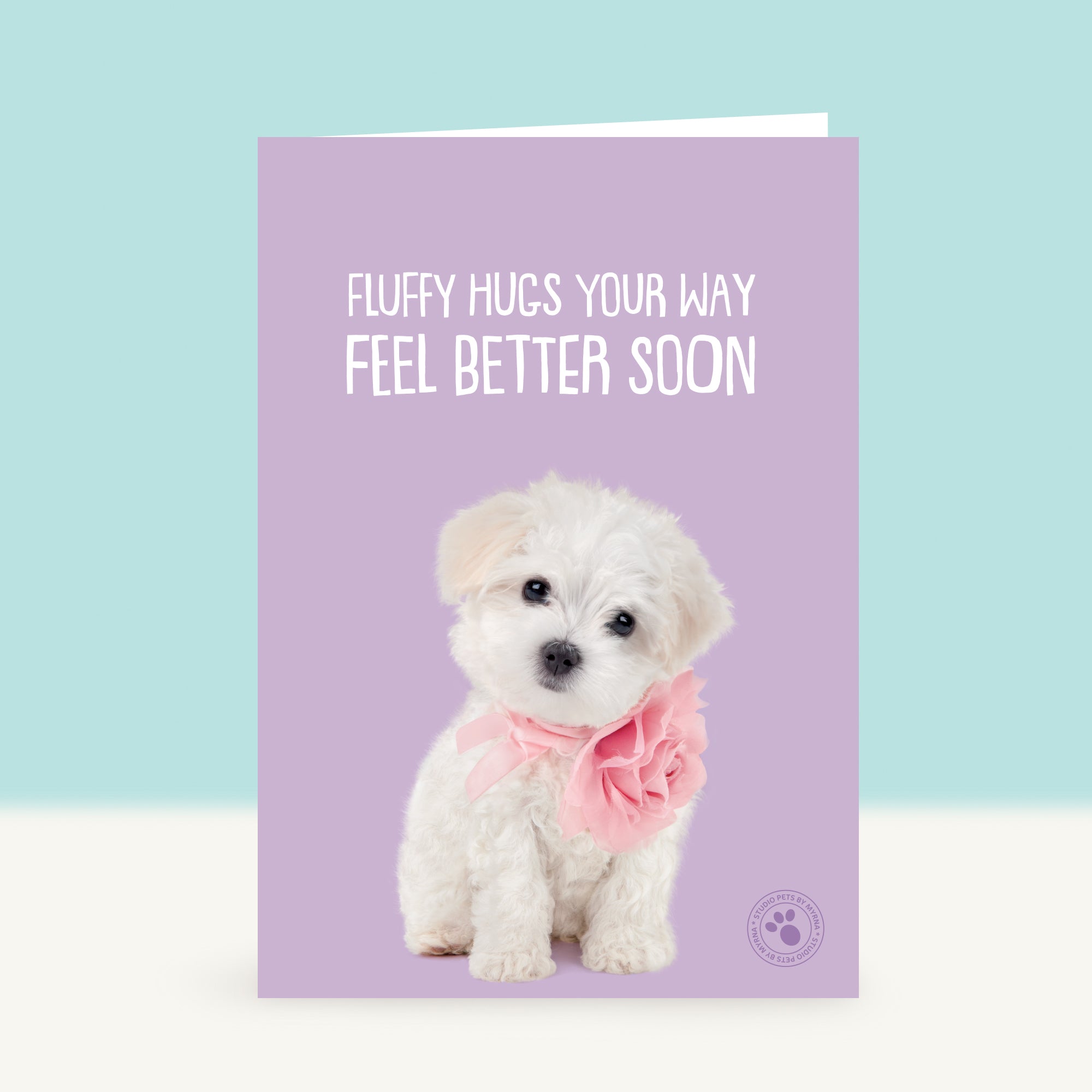 Puppy Beterschapskaart - Flora de Maltezer