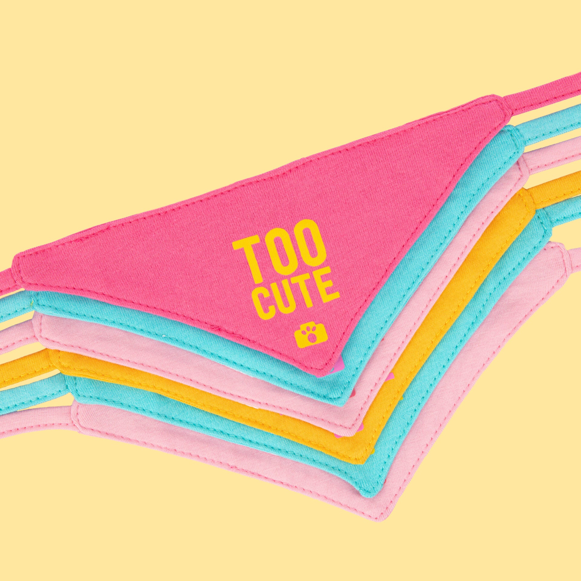 Bandana 'Too Cute' - Roze