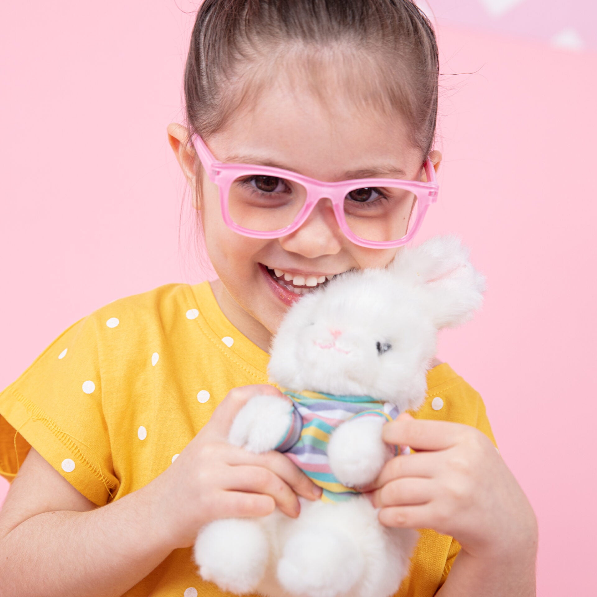 Pluche knuffelkonijn met Naam Hangoor Dwerg 16cm