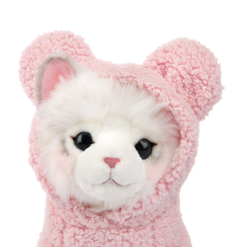 Pluche knuffelkat Ragdoll 23cm - Set met koffertje