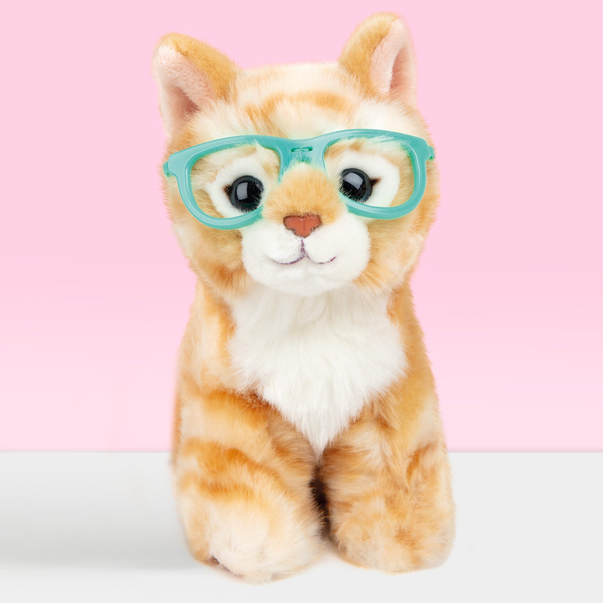 Pluche knuffelkat Rode Kater 16cm