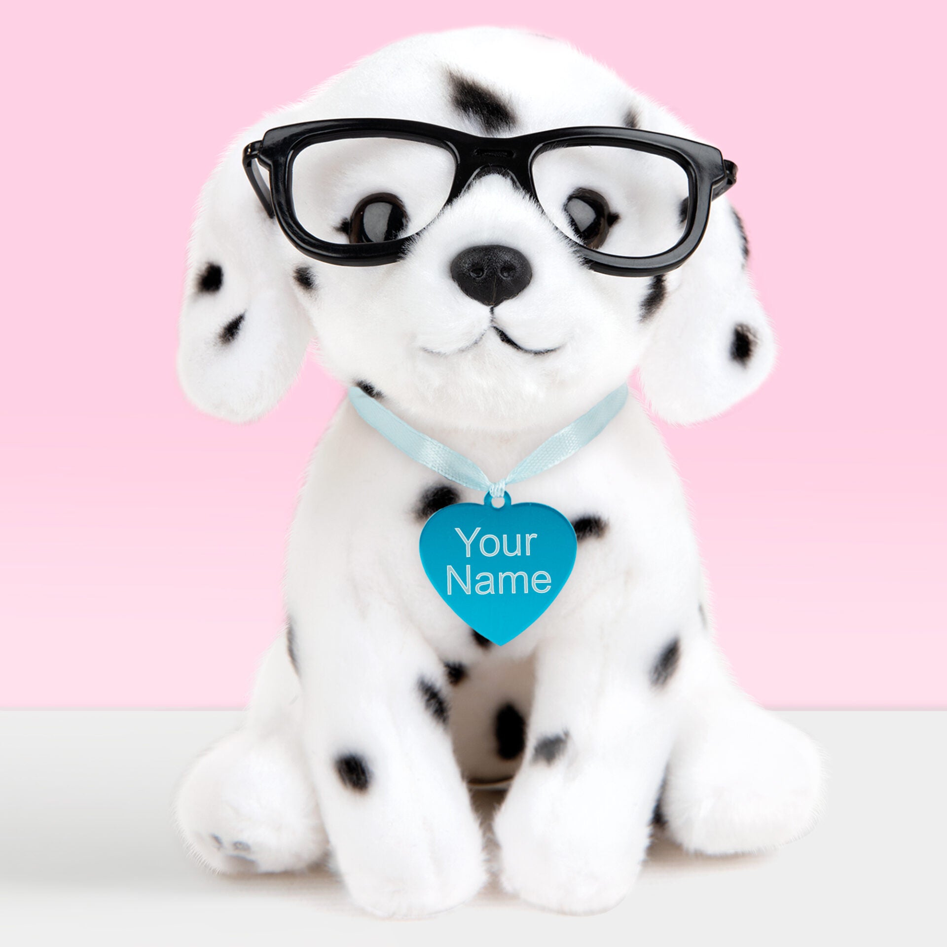 Pluche knuffelhond met Naam Dalmatiër 16cm