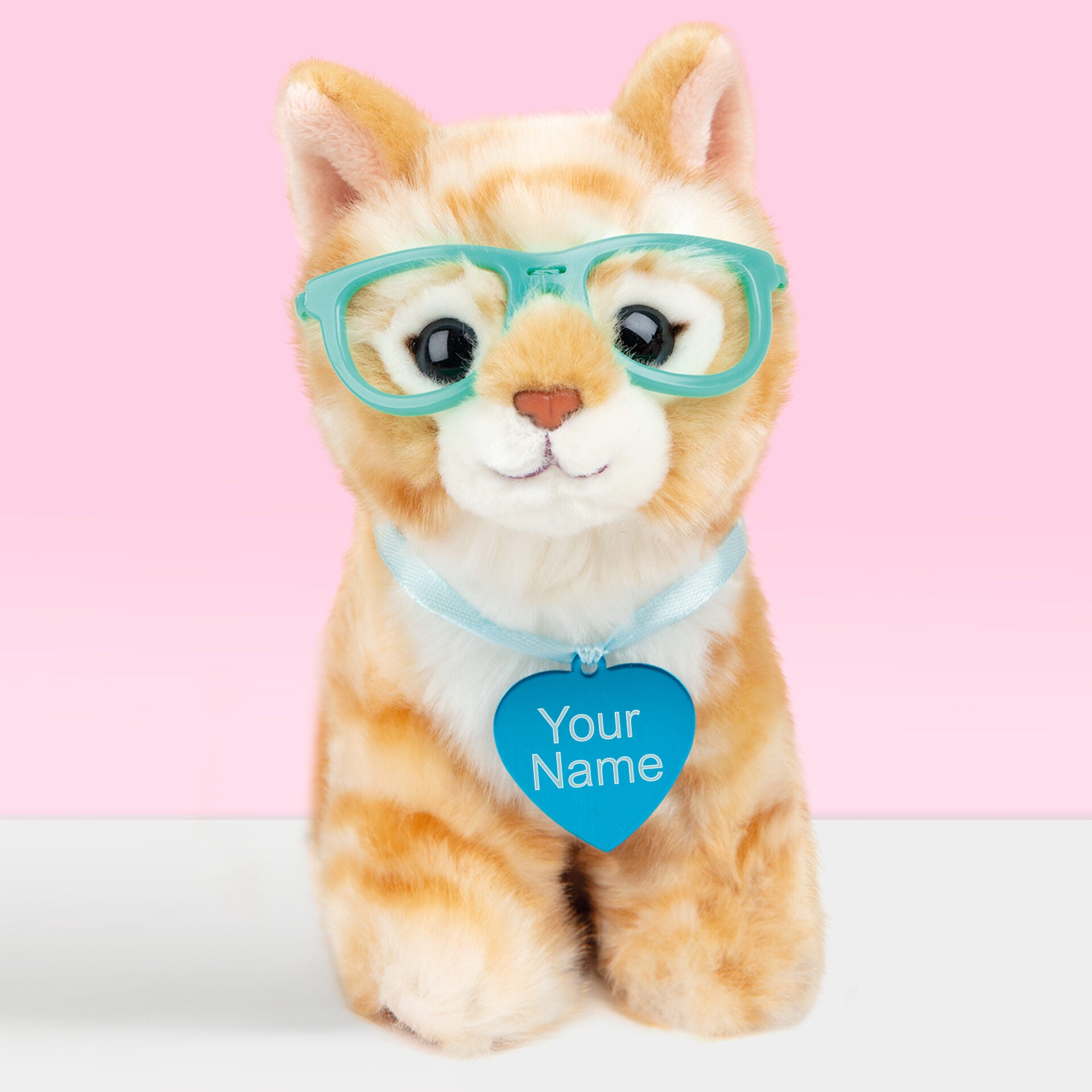 Pluche knuffelkat met Naam Rode Kater 16cm
