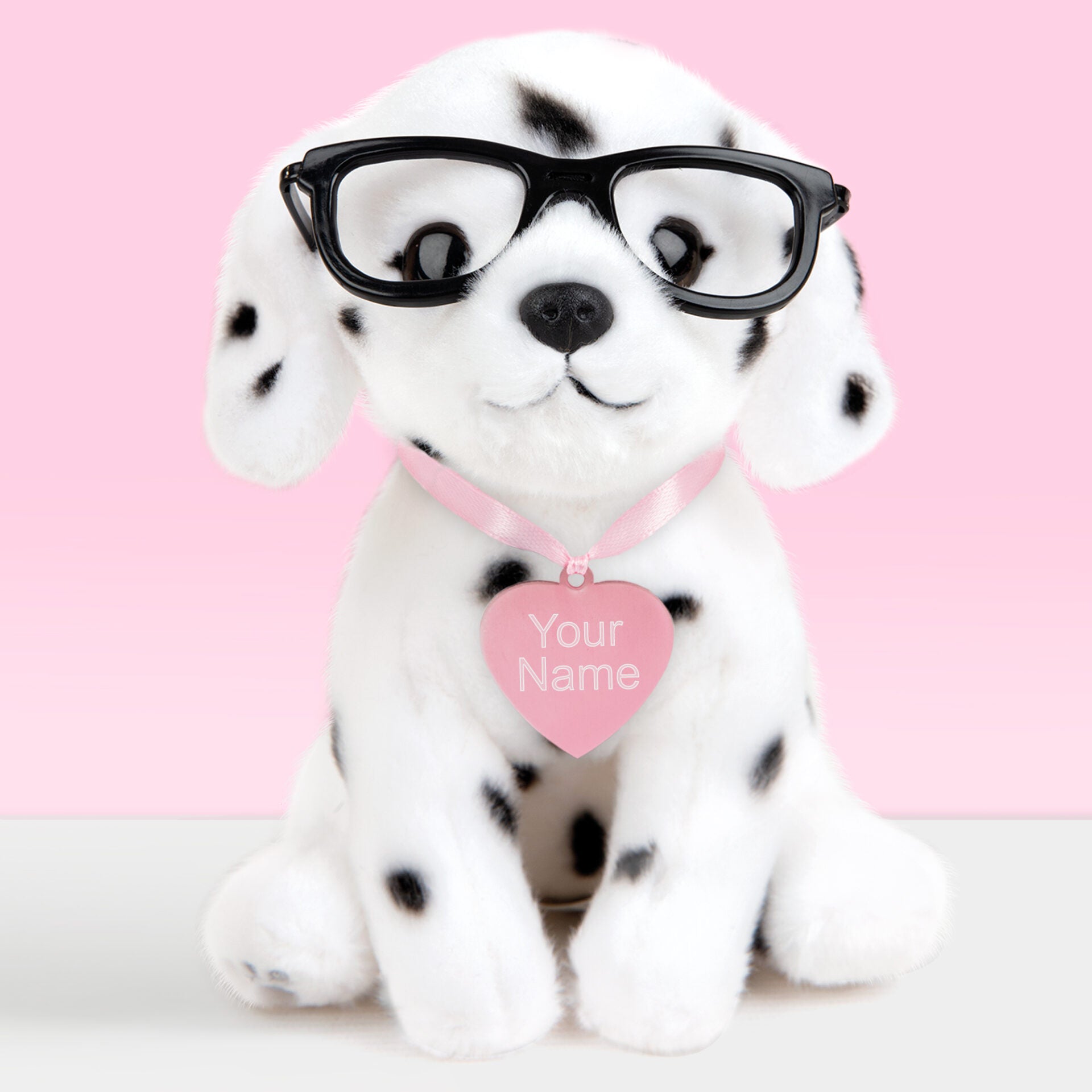 Pluche knuffelhond met Naam Dalmatiër 16cm