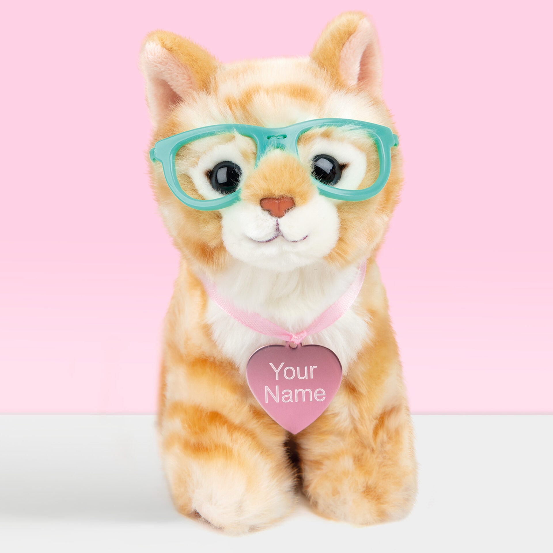 Pluche knuffelkat met Naam Rode Kater 16cm