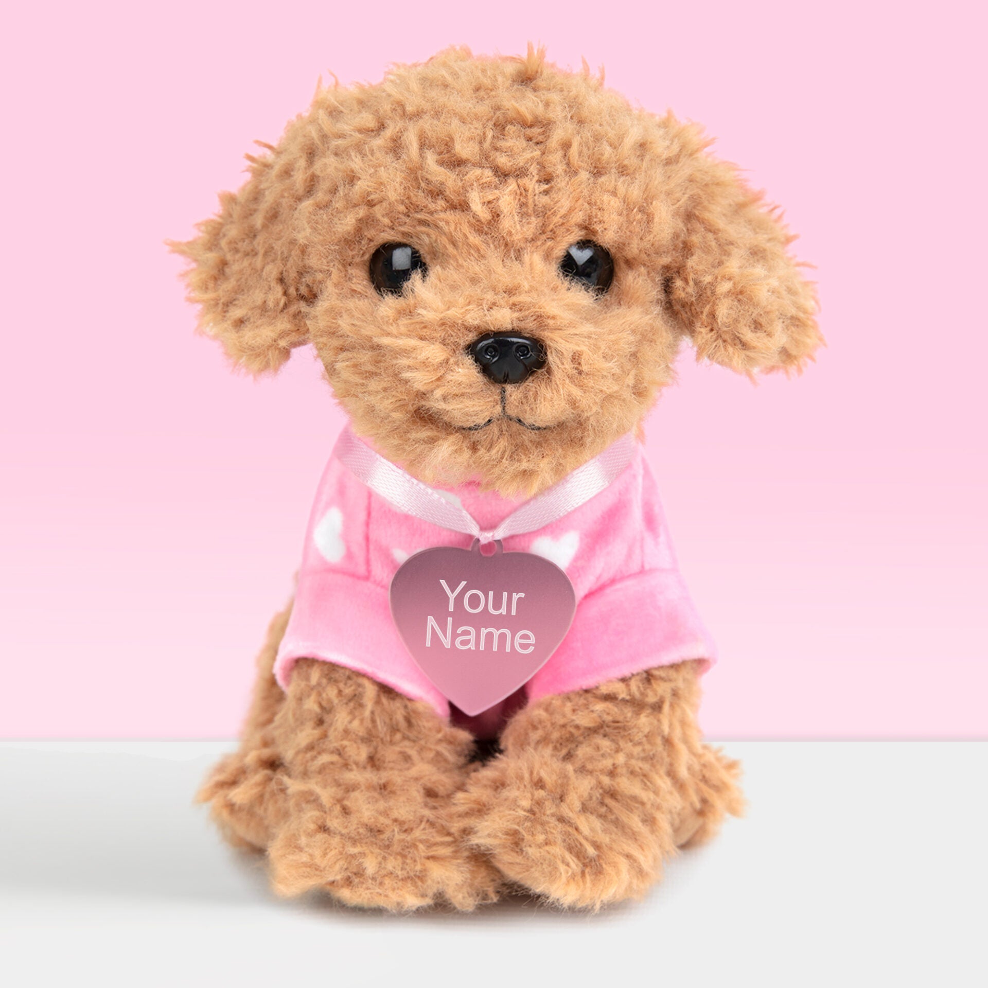 Pluche knuffelhond met Naam Toy Poedel 16cm