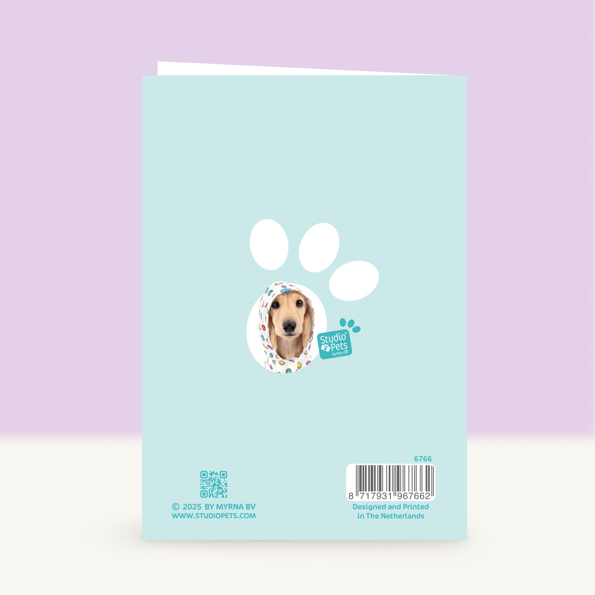 Wenskaart “Smile” met de Tekkel puppy