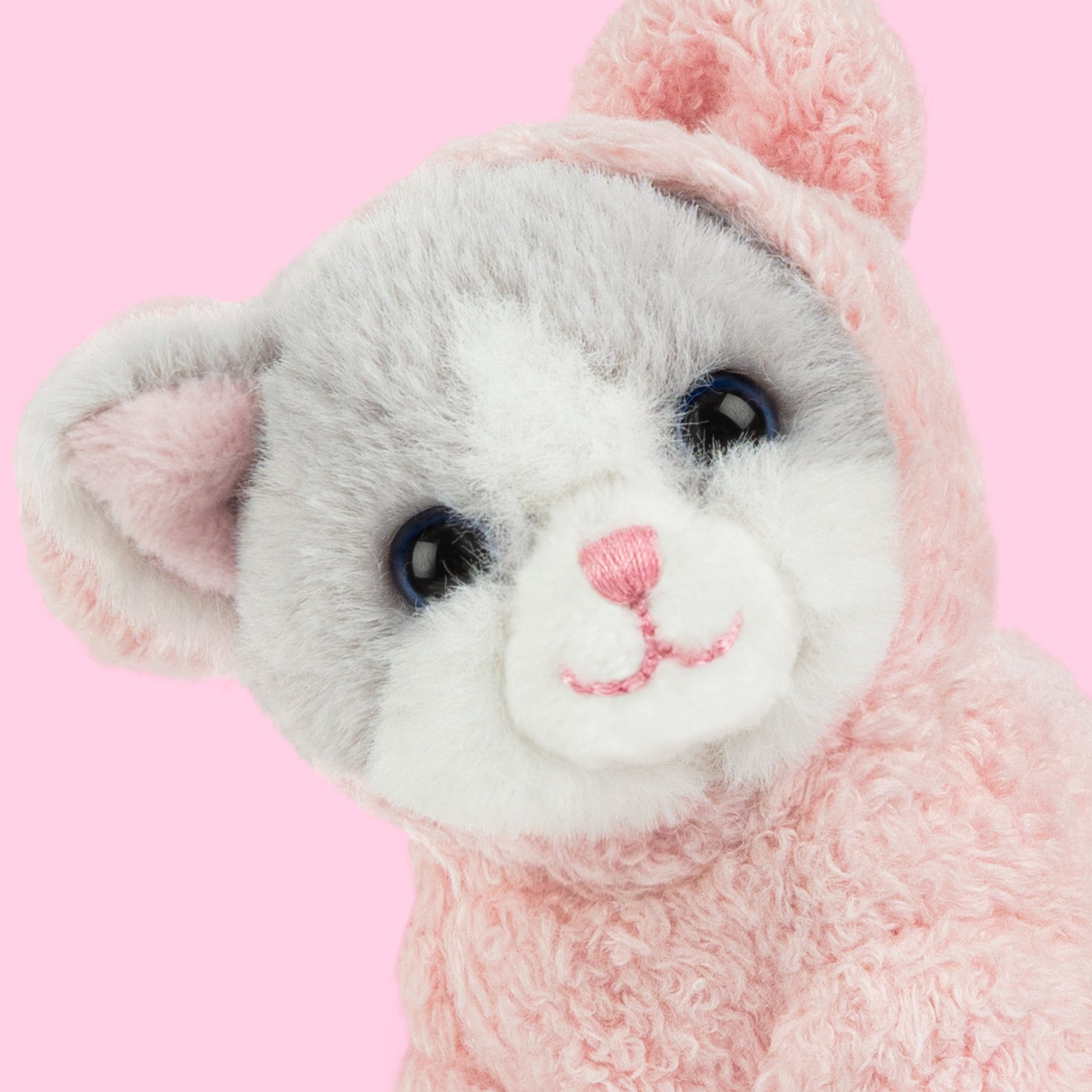 Mini Kattenknuffeltje Mousie met Koffertje - Jouw Schattige Ragdoll Kitten!