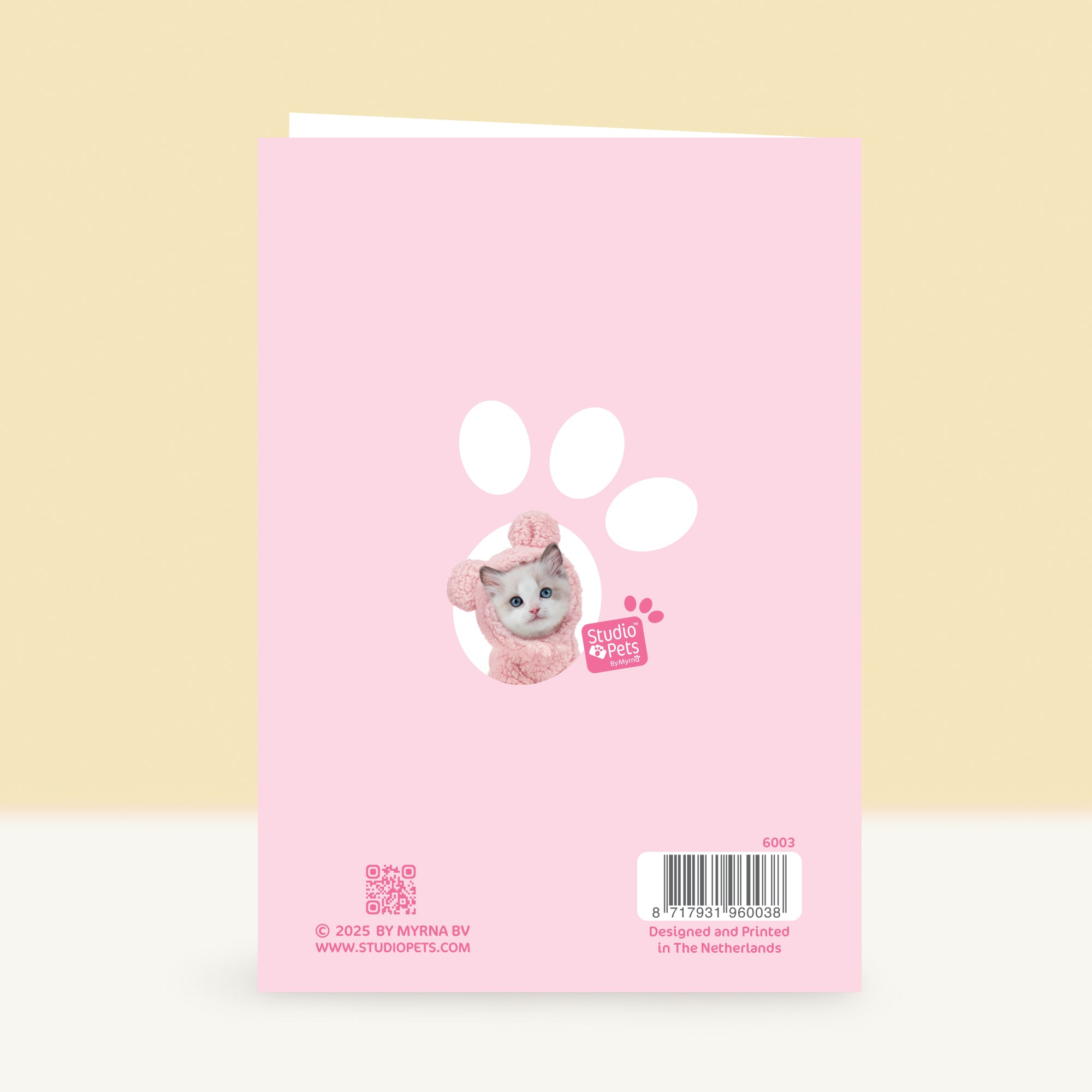 Kitten Beterschapskaart - Mousie de Ragdoll