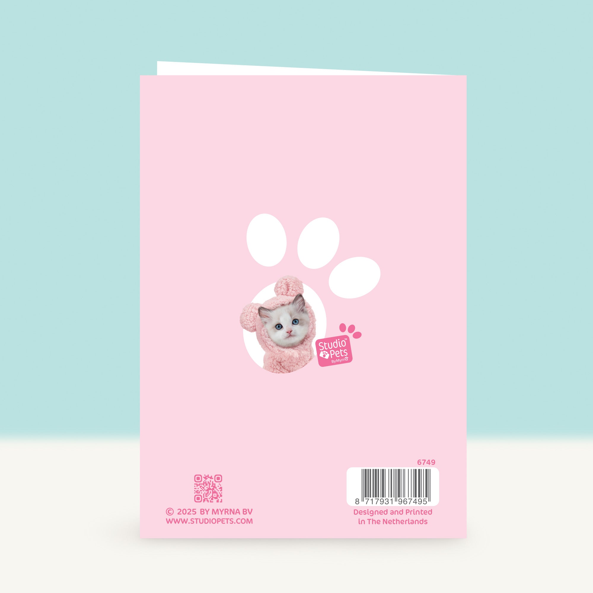 Kitten Verjaardagskaart - Mousie de Ragdoll