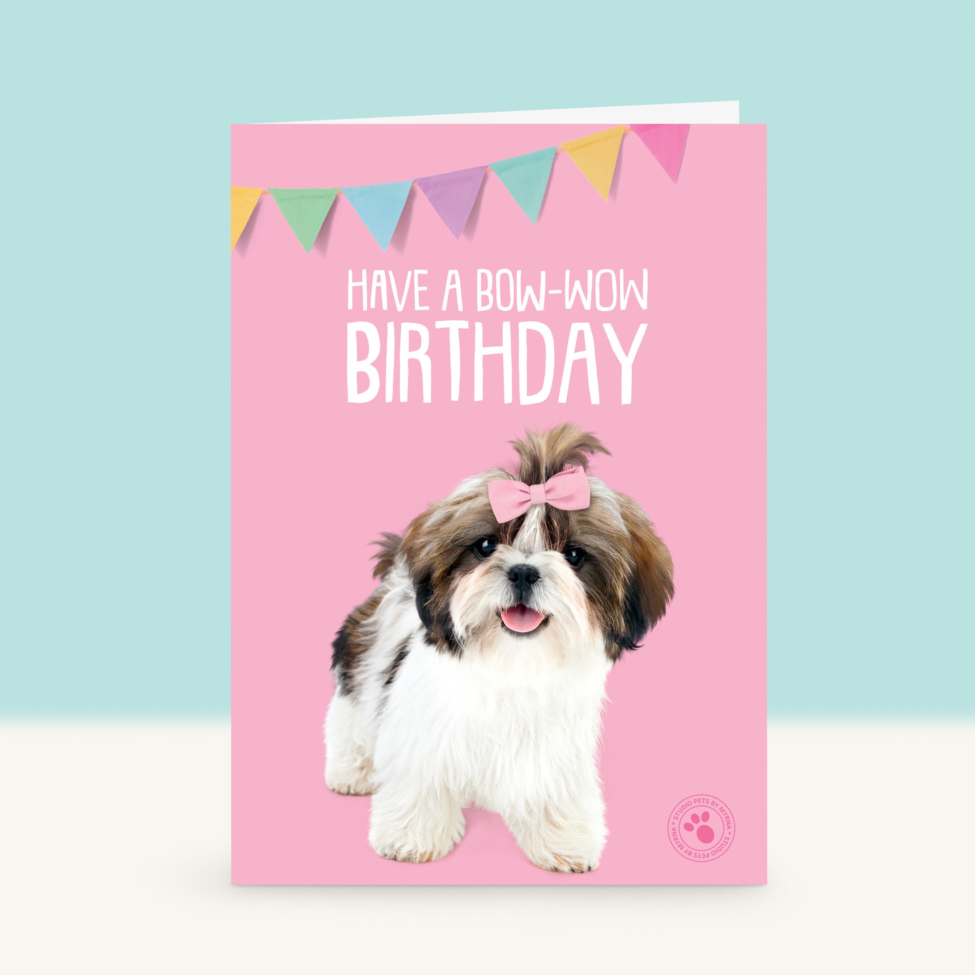 Puppy Verjaardagskaart - Sammy de Shih Tzu
