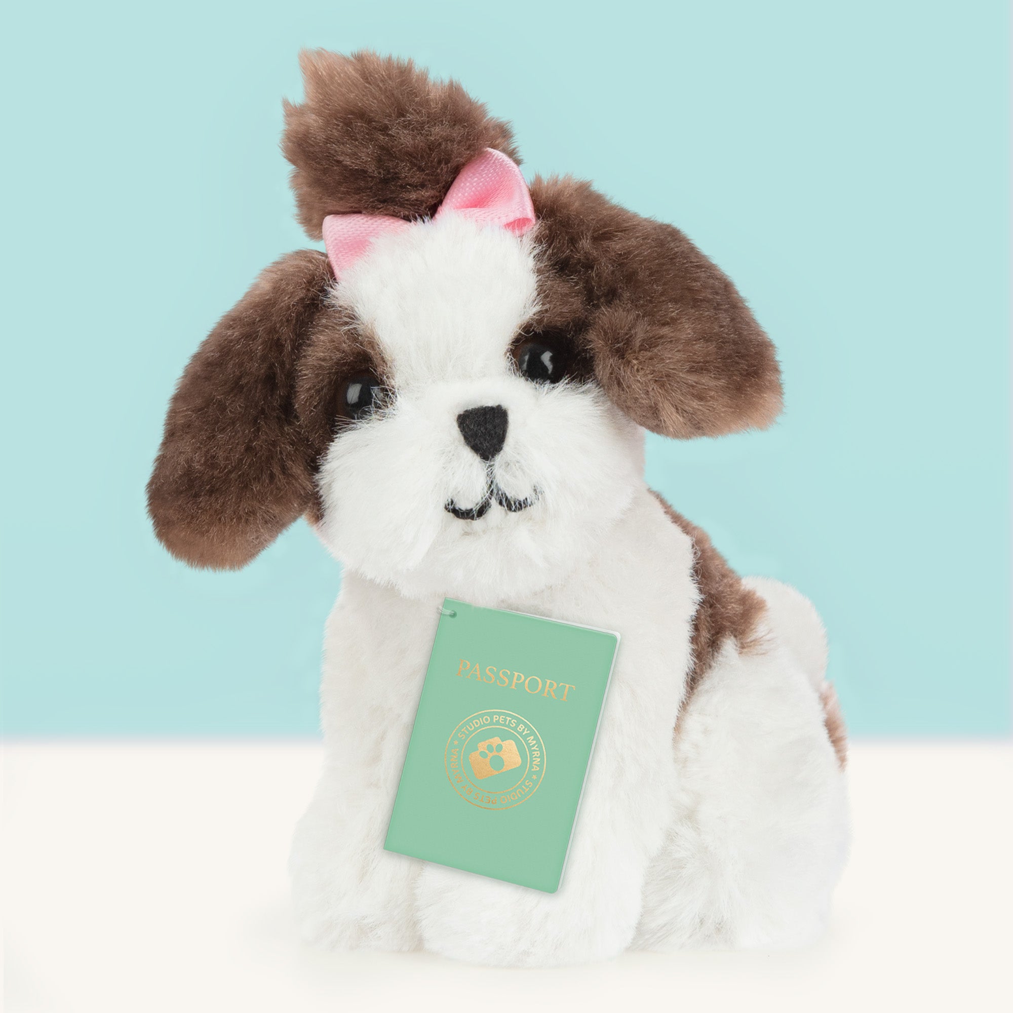Mini Knuffel Shih Tzu Sammy met Koffertje - Jouw Perfecte Pluche Vriendje