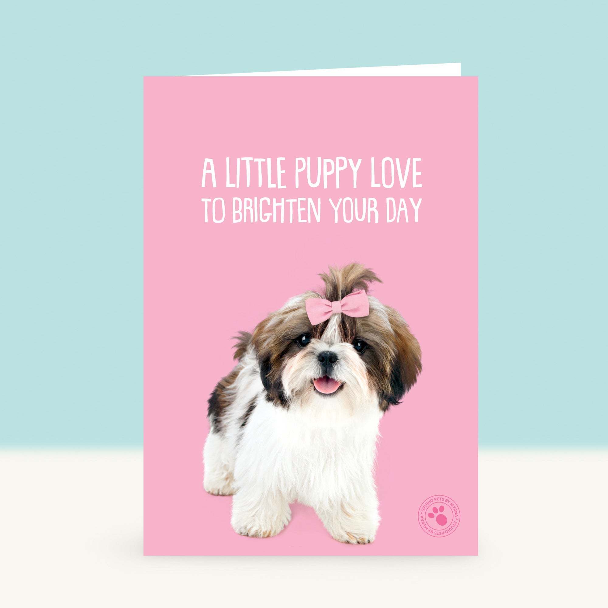 Puppy Beterschapskaart - Sammy de Shih Tzu