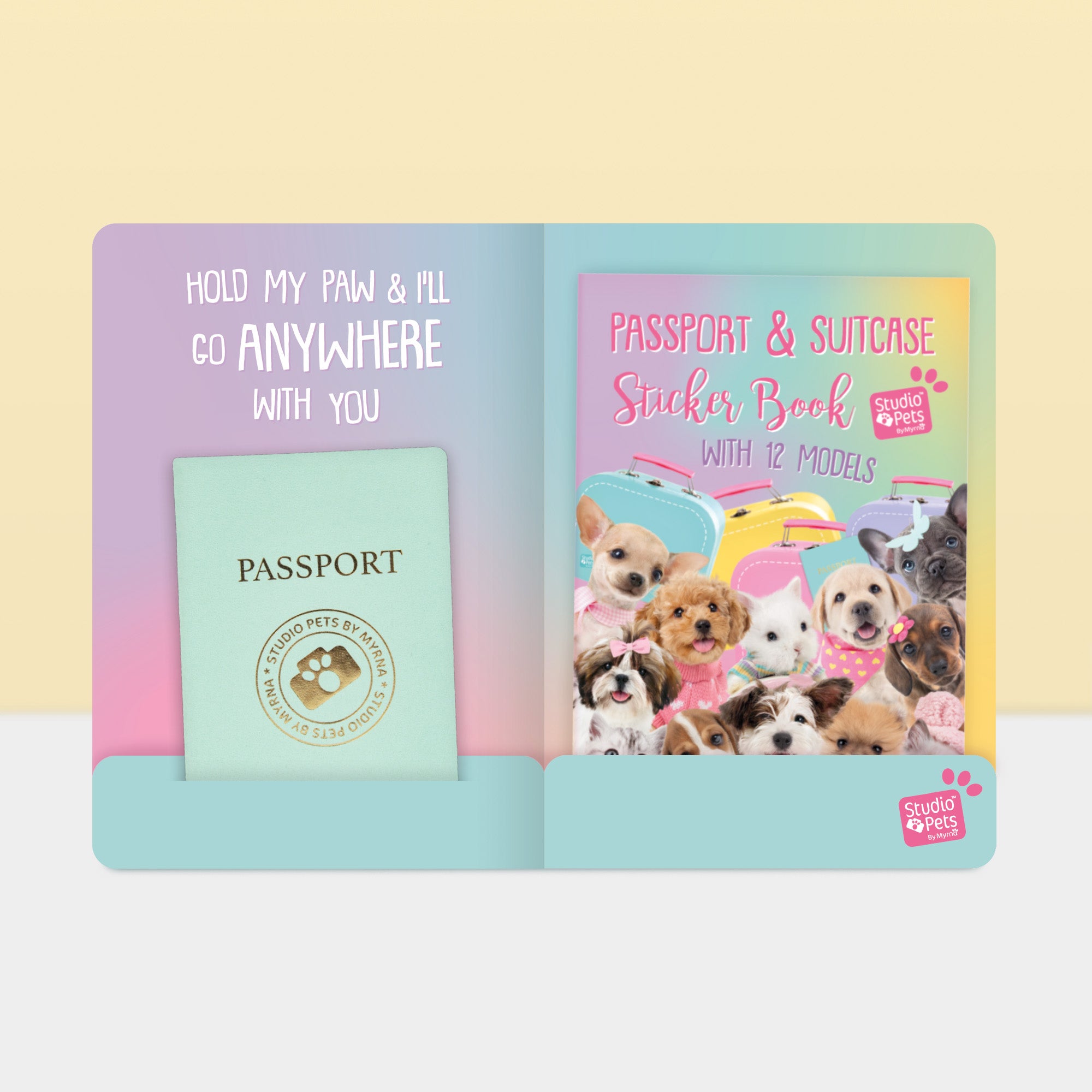 Stickerboek en Paspoortje Set – Personaliseer het koffertje van jouw lievelingsknuffel!
