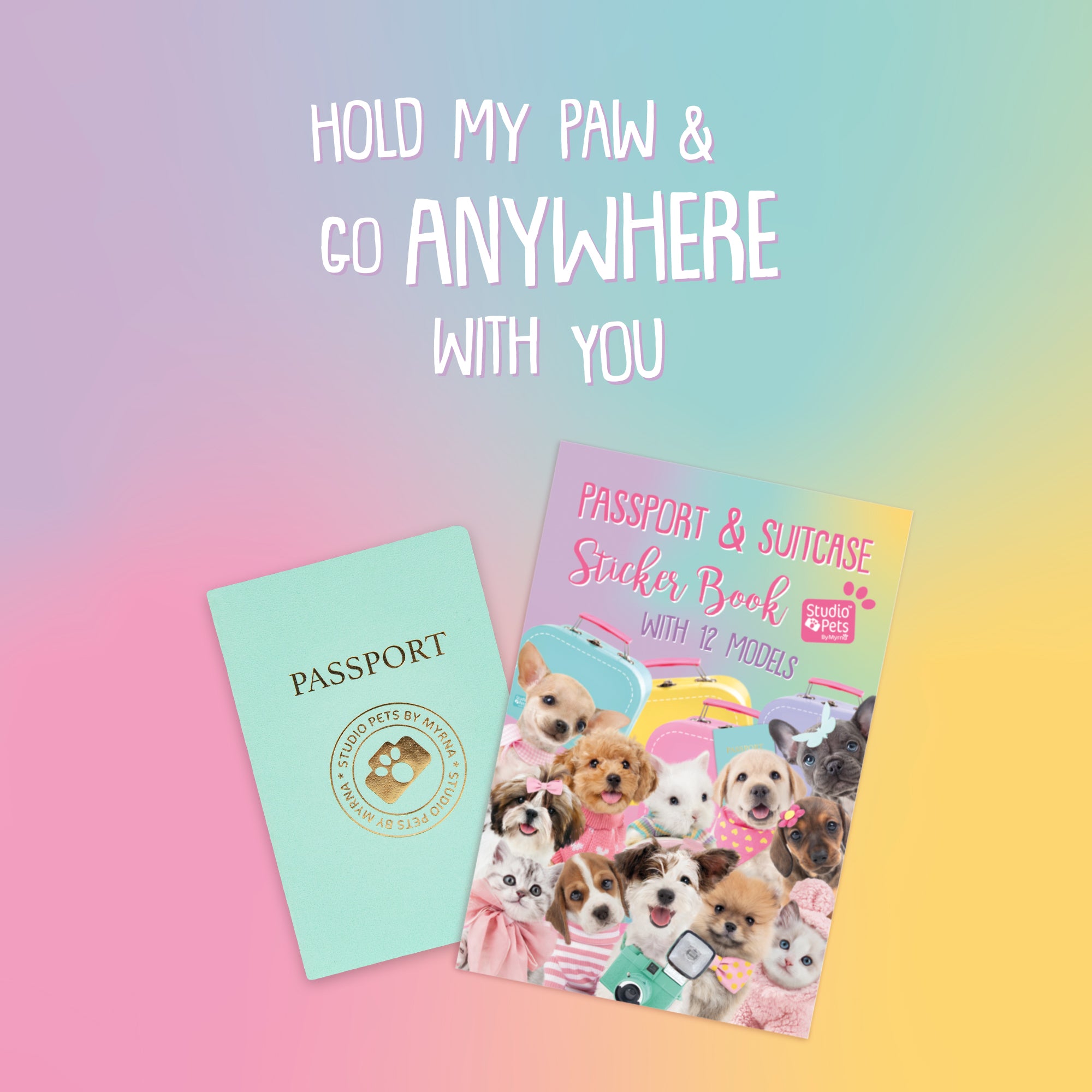 Stickerboek en Paspoortje Set – Personaliseer het koffertje van jouw lievelingsknuffel!